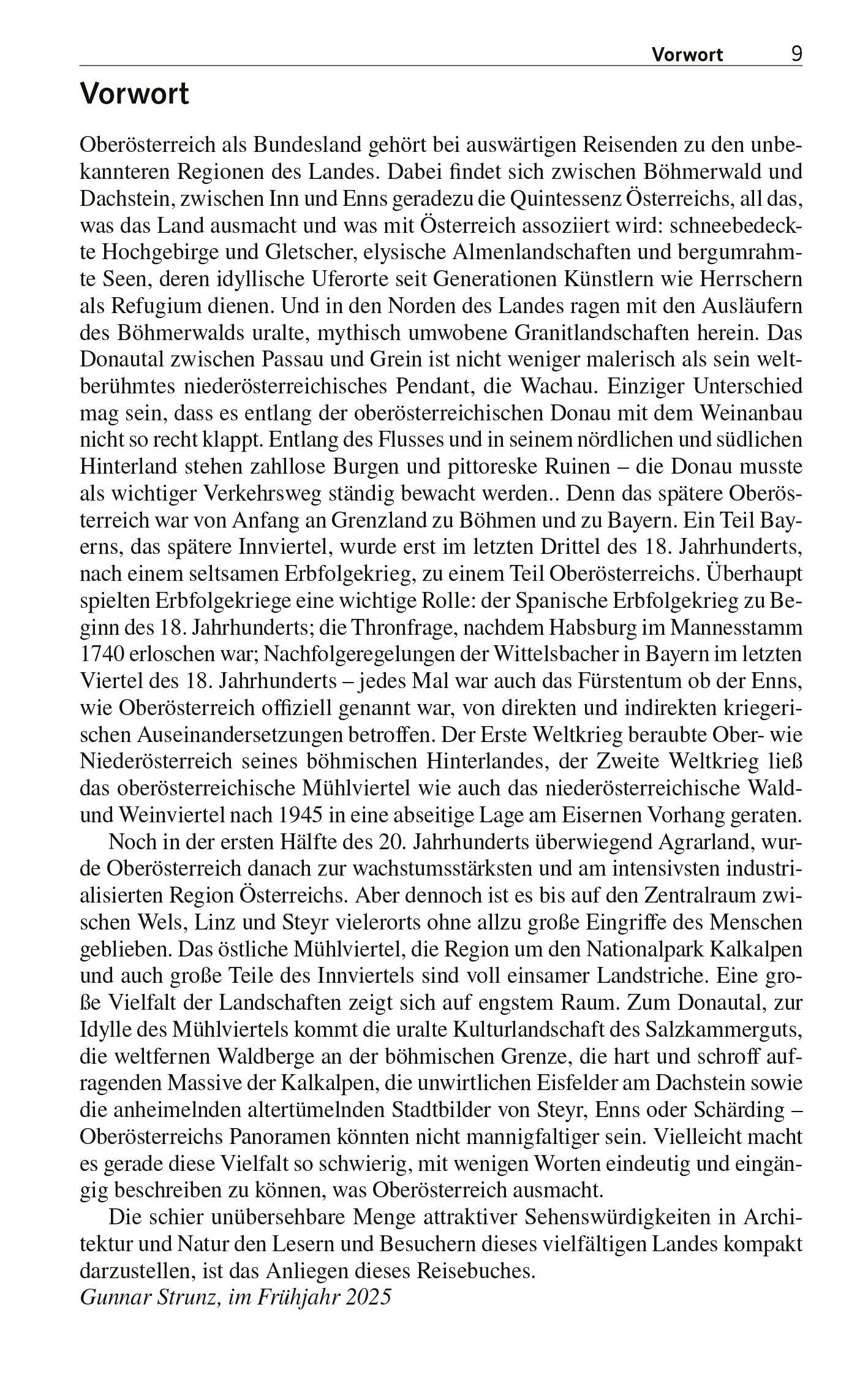 Beispielinhalt (Bild) TRESCHER Reiseführer Oberösterreich