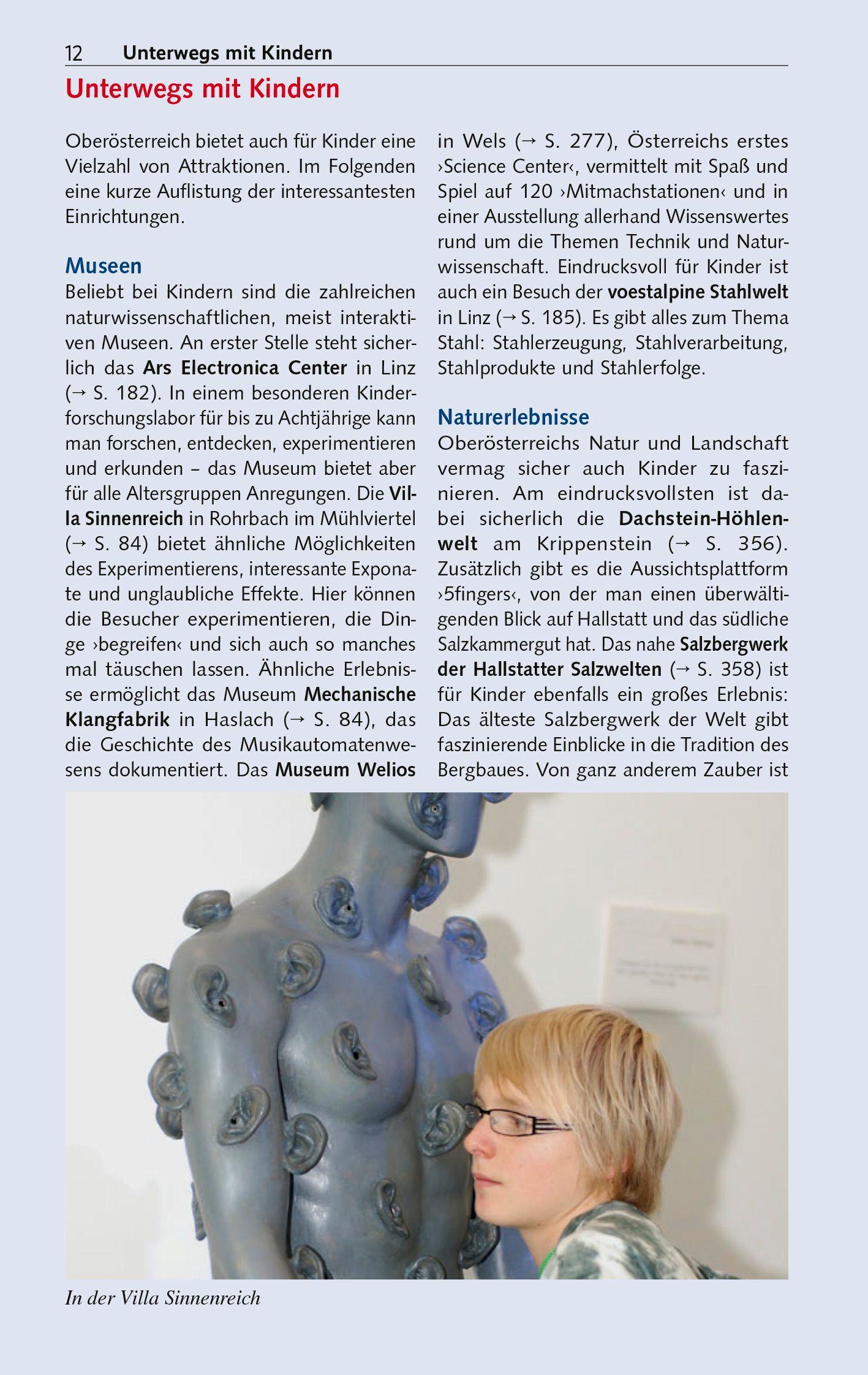 Beispielinhalt (Bild) TRESCHER Reiseführer Oberösterreich