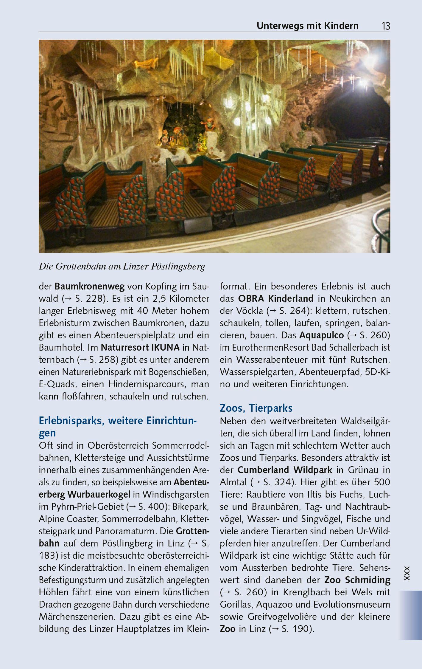 Beispielinhalt (Bild) TRESCHER Reiseführer Oberösterreich