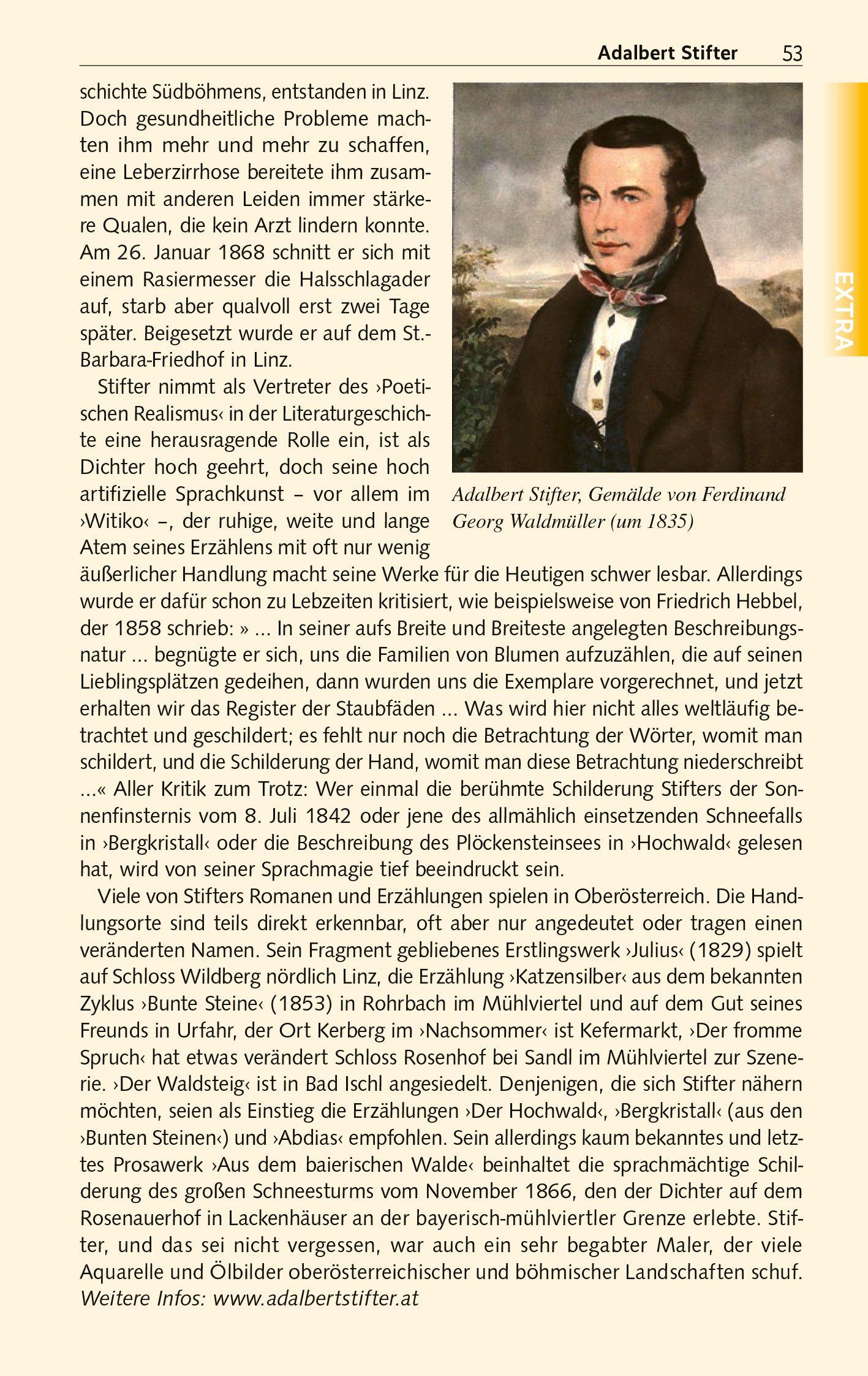 Beispielinhalt (Bild) TRESCHER Reiseführer Oberösterreich