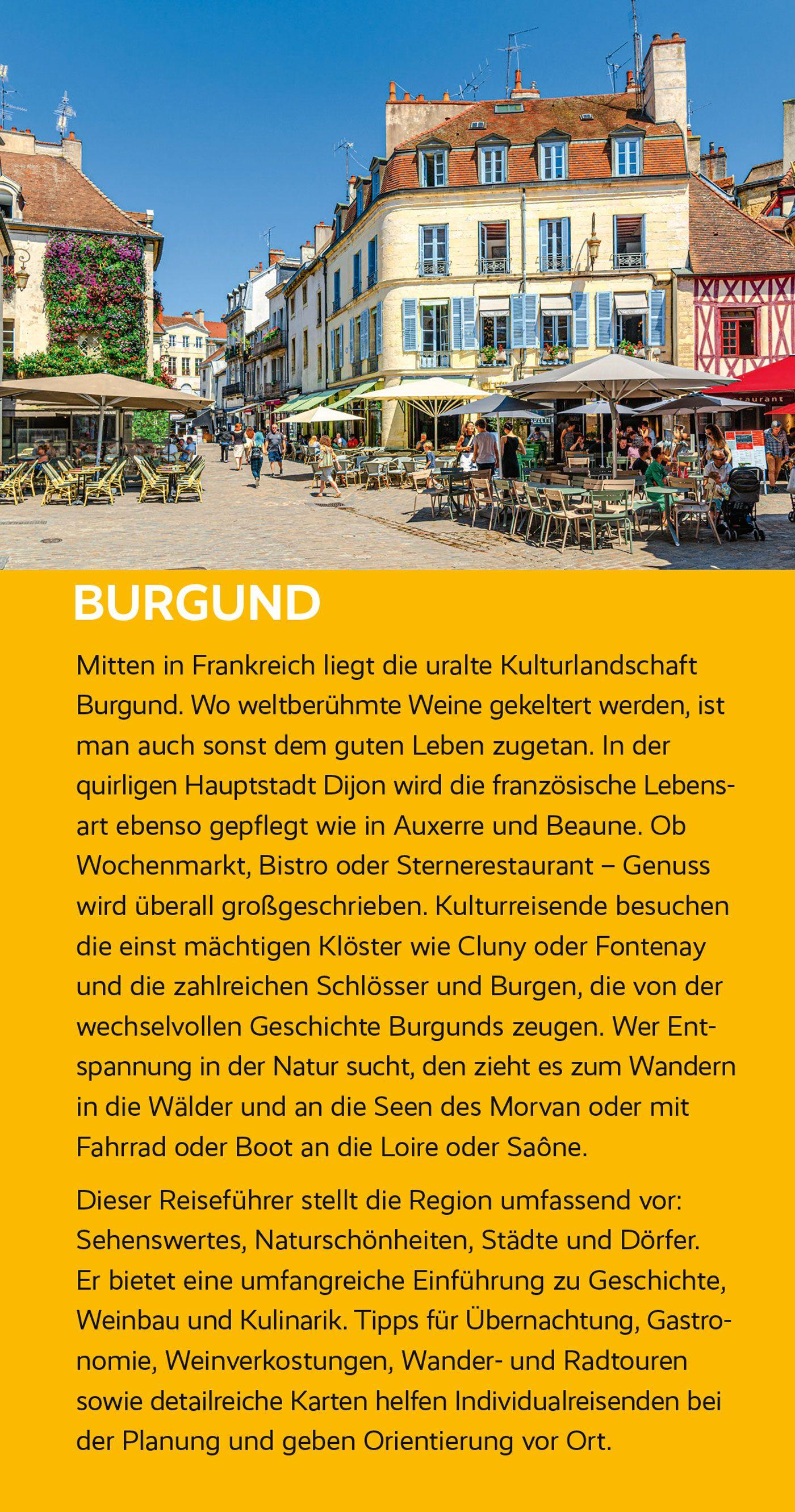 Beispielinhalt (Bild) TRESCHER Reiseführer Burgund