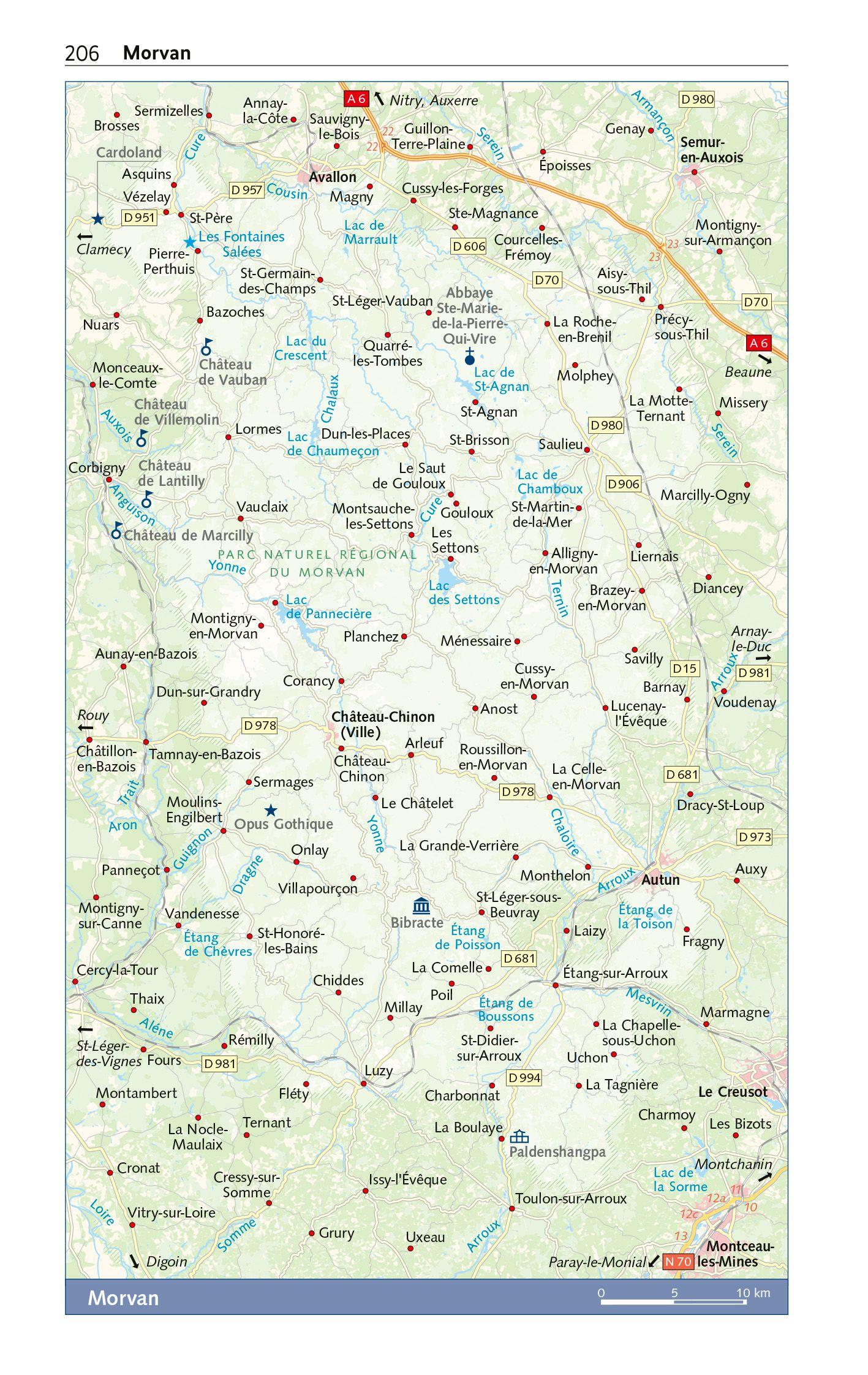 Beispielinhalt (Bild) TRESCHER Reiseführer Burgund