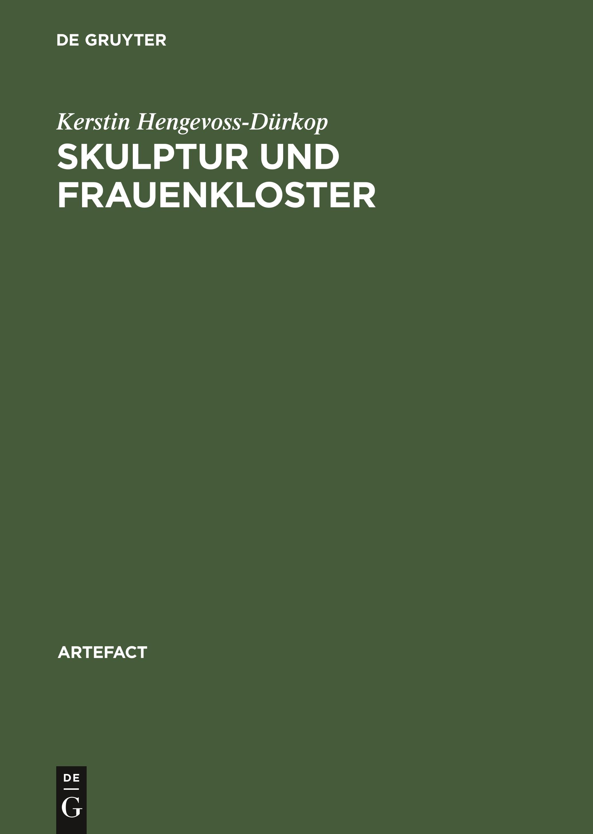 Vorderes Coverbild Skulptur und Frauenkloster