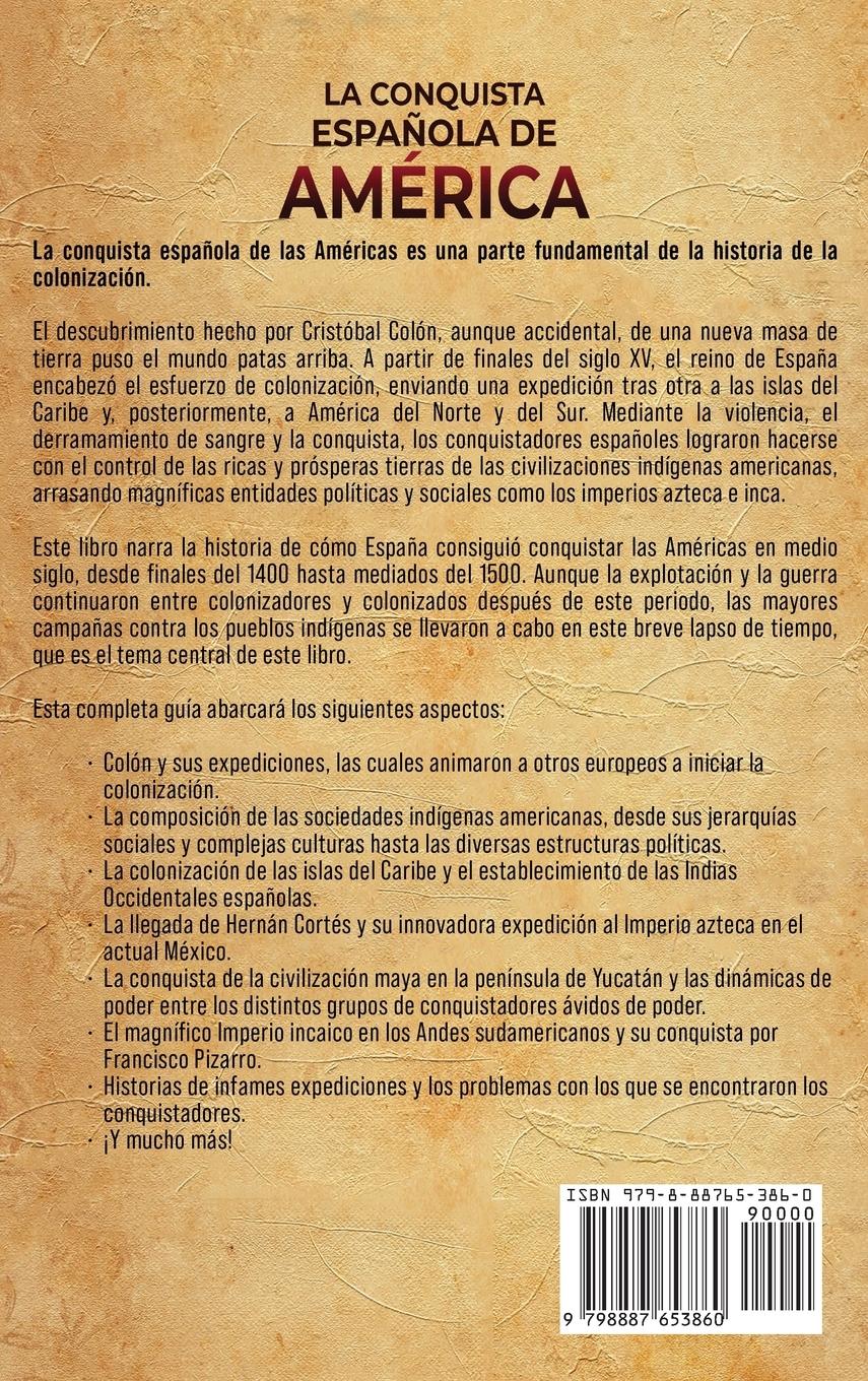 Rückseitencover La conquista española de América