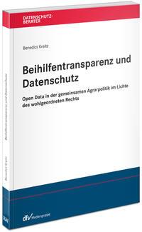 Vorderes Coverbild Beihilfentransparenz und Datenschutz