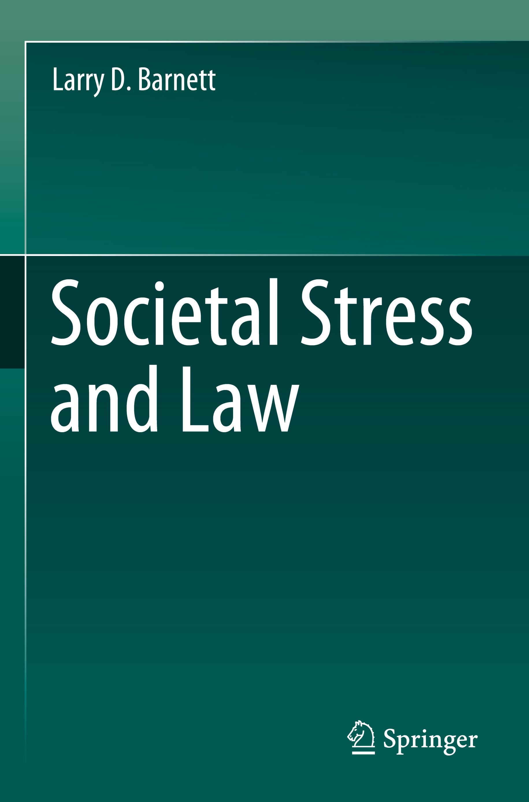 Vorderes Coverbild Societal Stress and Law
