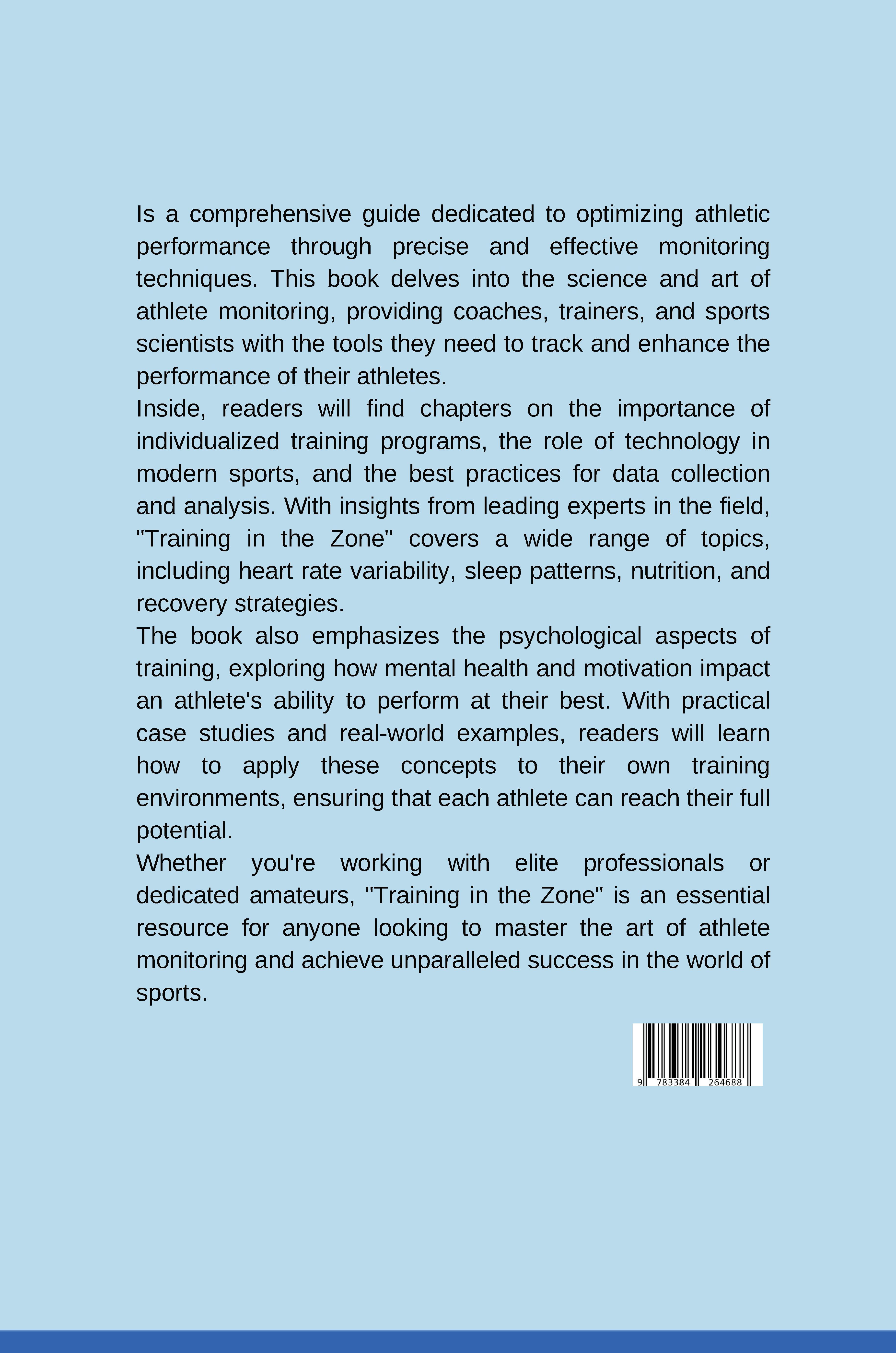 Rückseitencover Training in the Zone: Mastering Athlete Monitoring for Success
