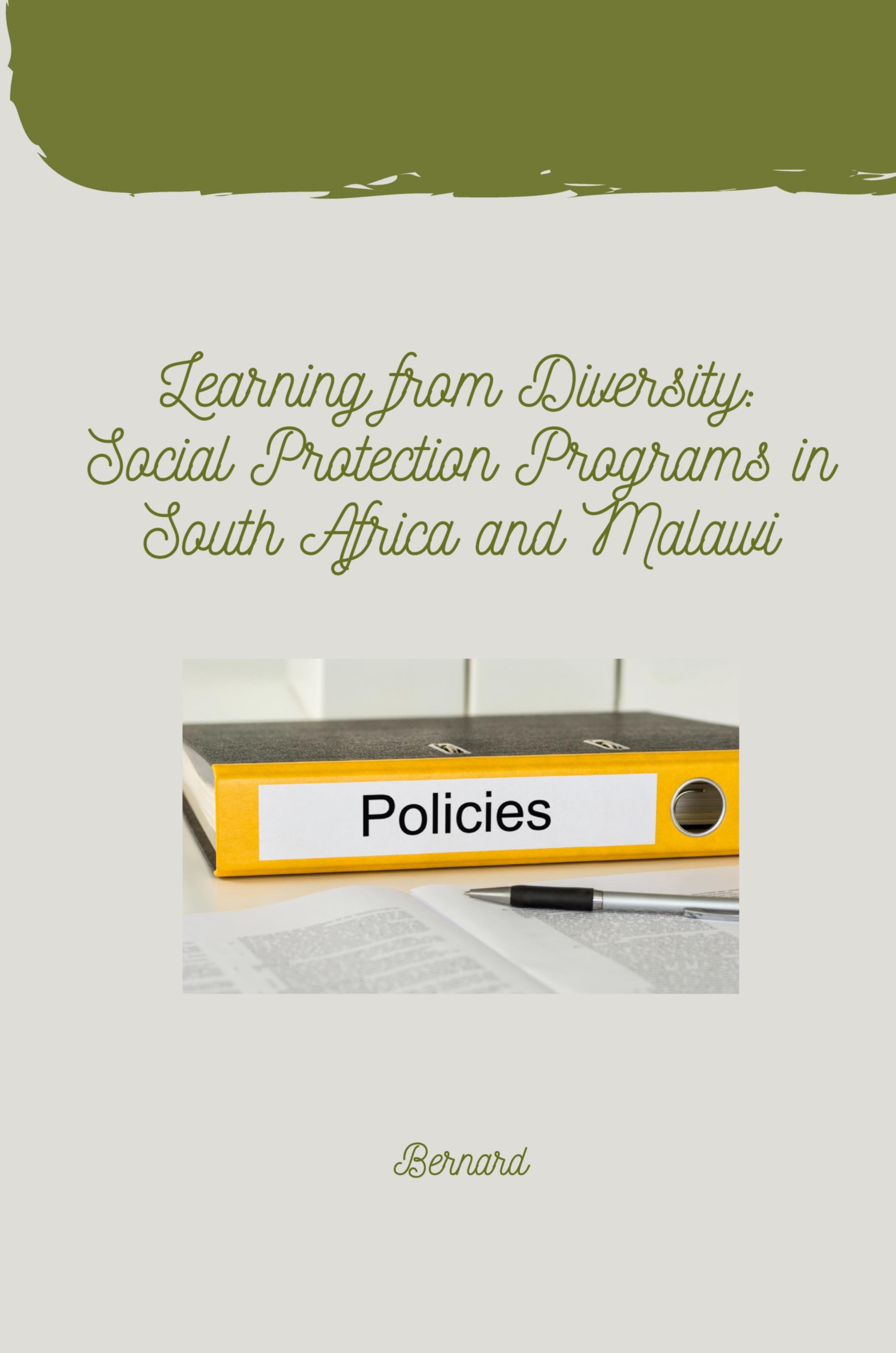 Vorderes Coverbild Learning from Diversity: Social Protection Programs in South Africa and Malawi