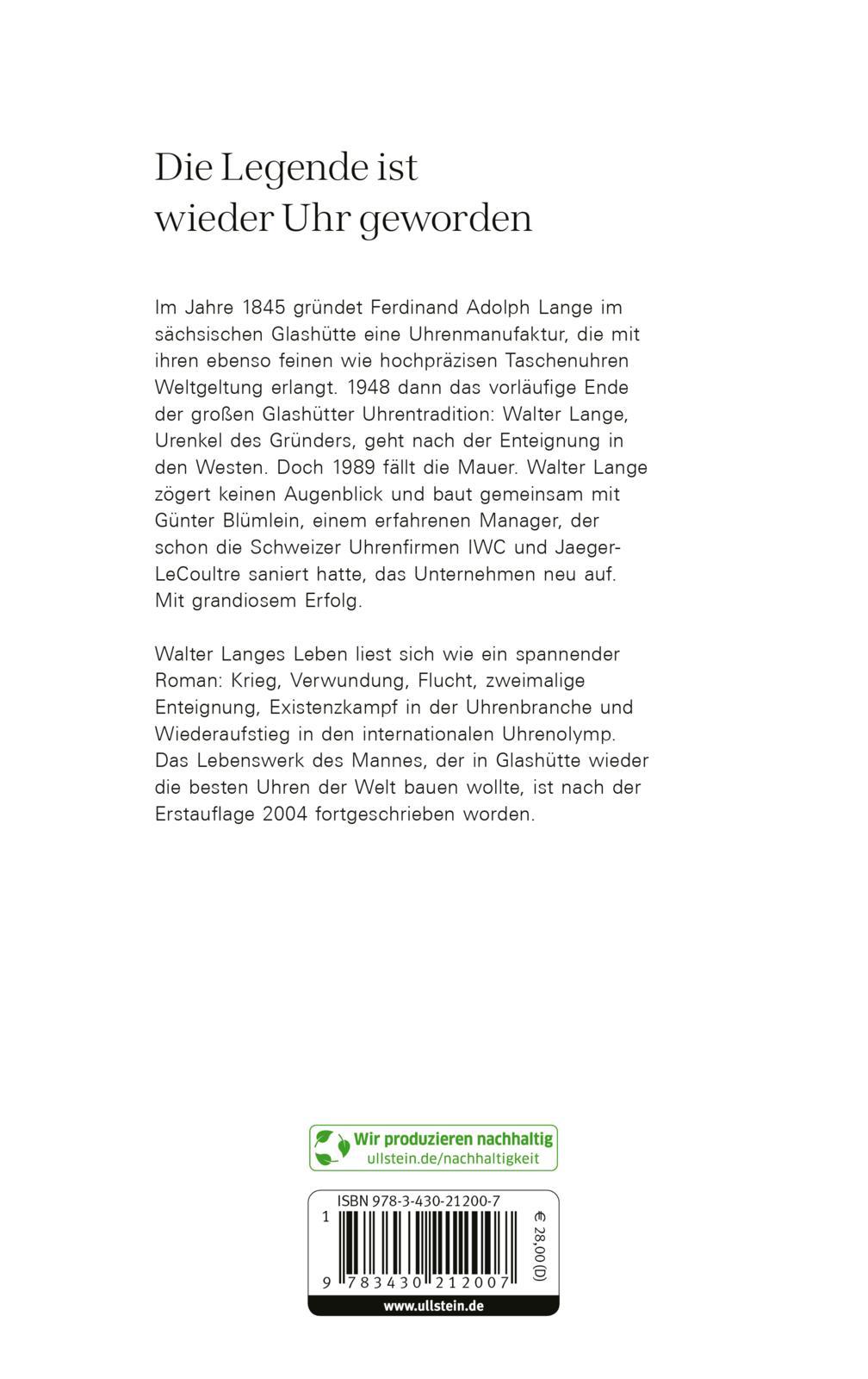 Rückseitencover Als die Zeit nach Hause kam