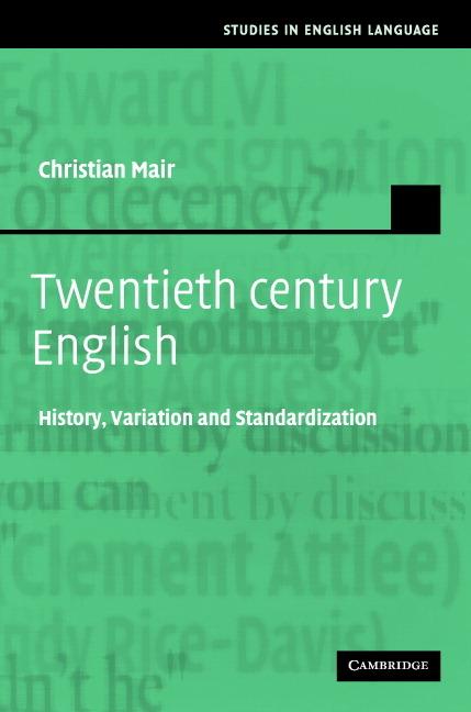 Vorderes Coverbild Twentieth-Century English