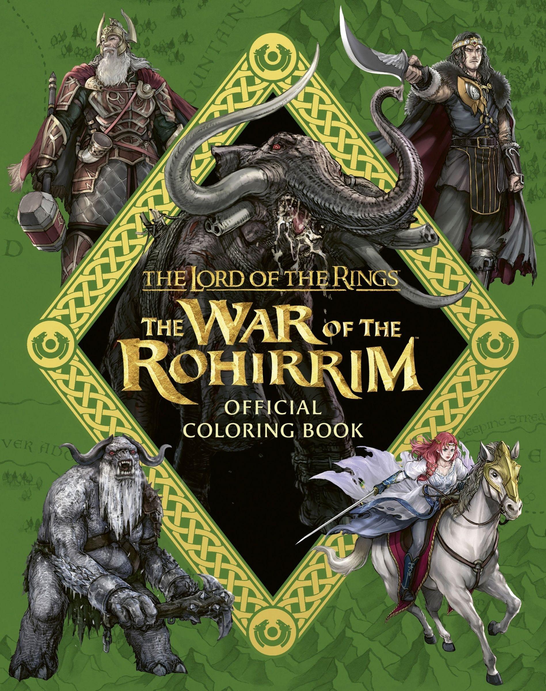 Vorderes Coverbild The Lord of the Rings: The War of the Rohirrim Official Coloring Book