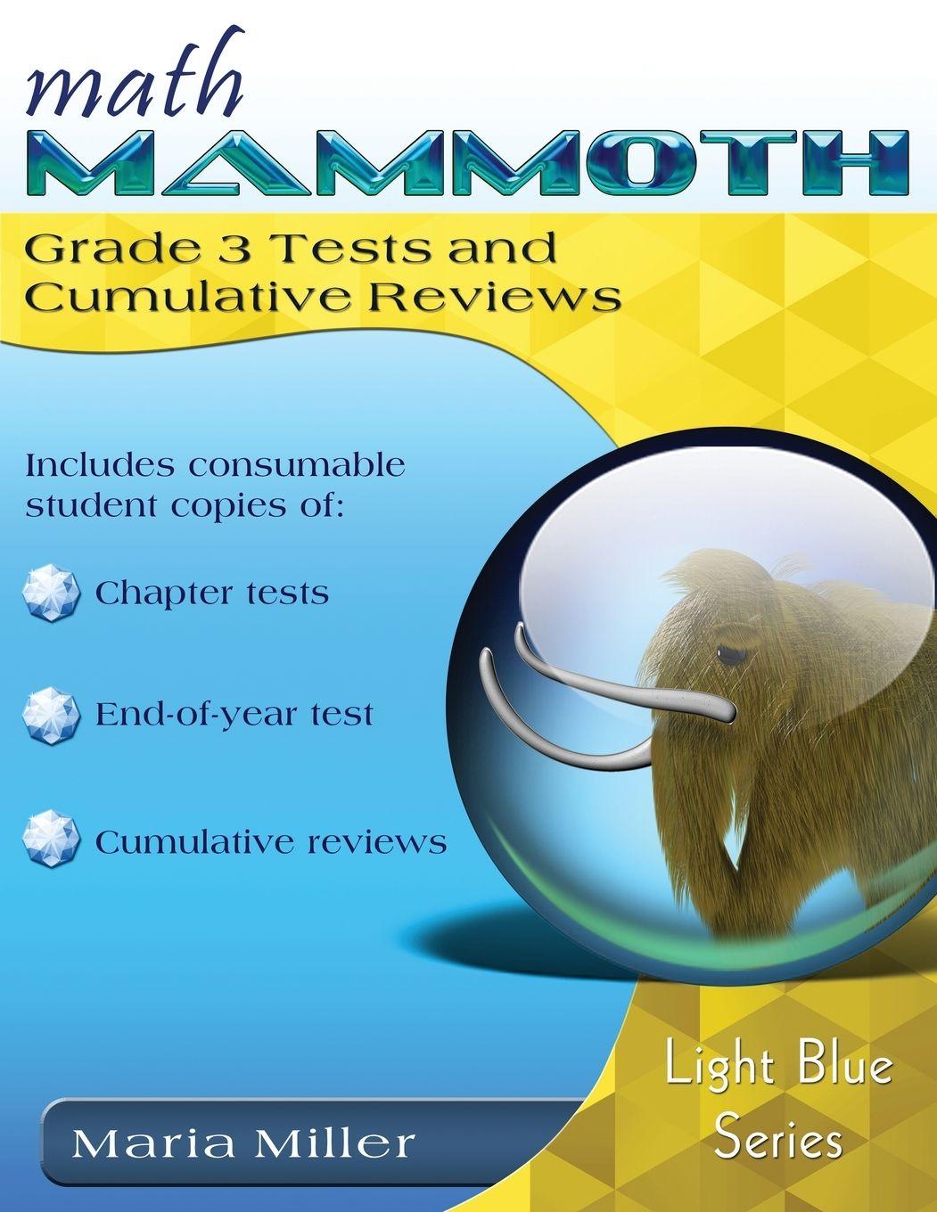 Vorderes Coverbild Math Mammoth Grade 3 Tests and Cumulative Reviews