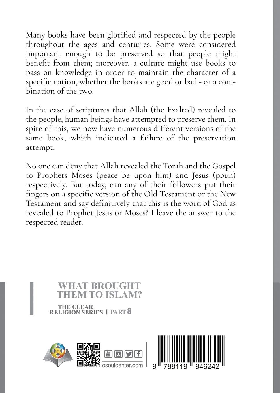 Rückseitencover What brought them to Islam?