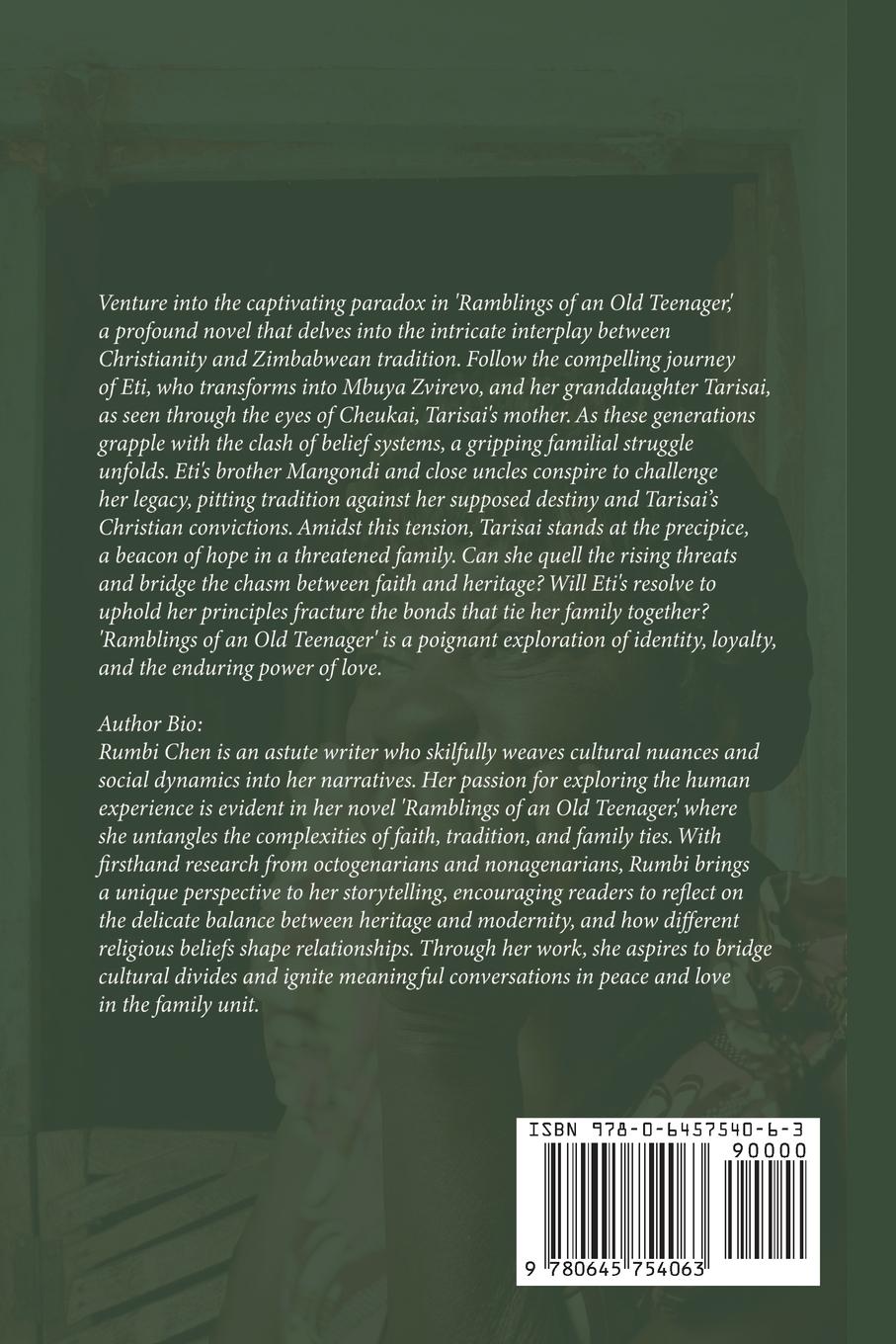 Rückseitencover Ramblings of an Old Teenager