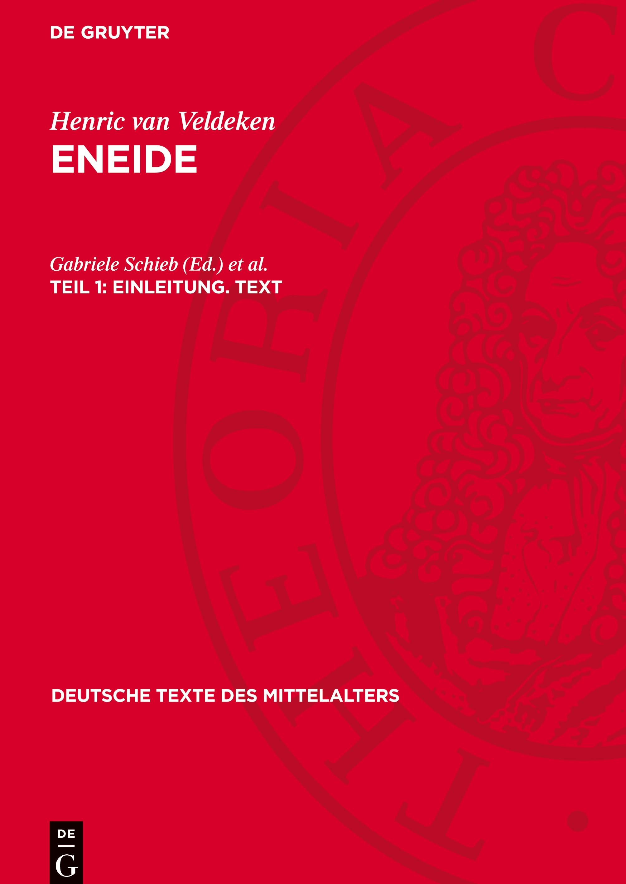 Vorderes Coverbild Eneide, Teil 1, Einleitung. Text