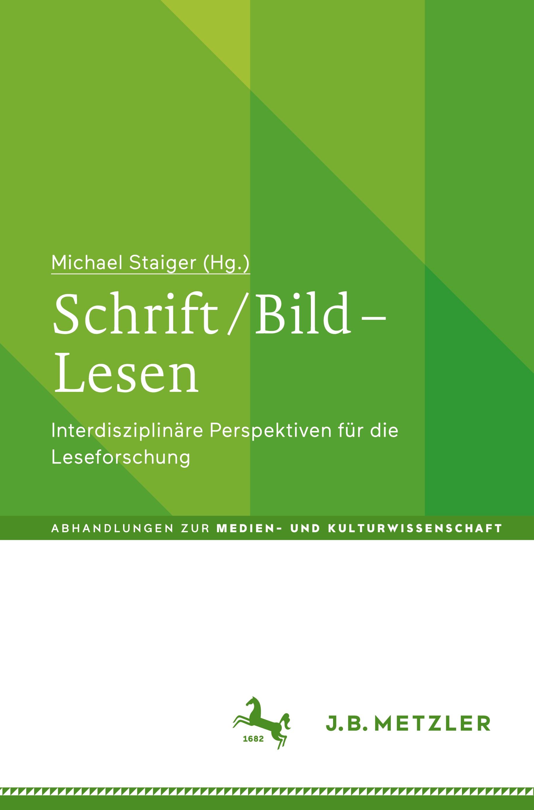 Vorderes Coverbild Schrift / Bild - Lesen