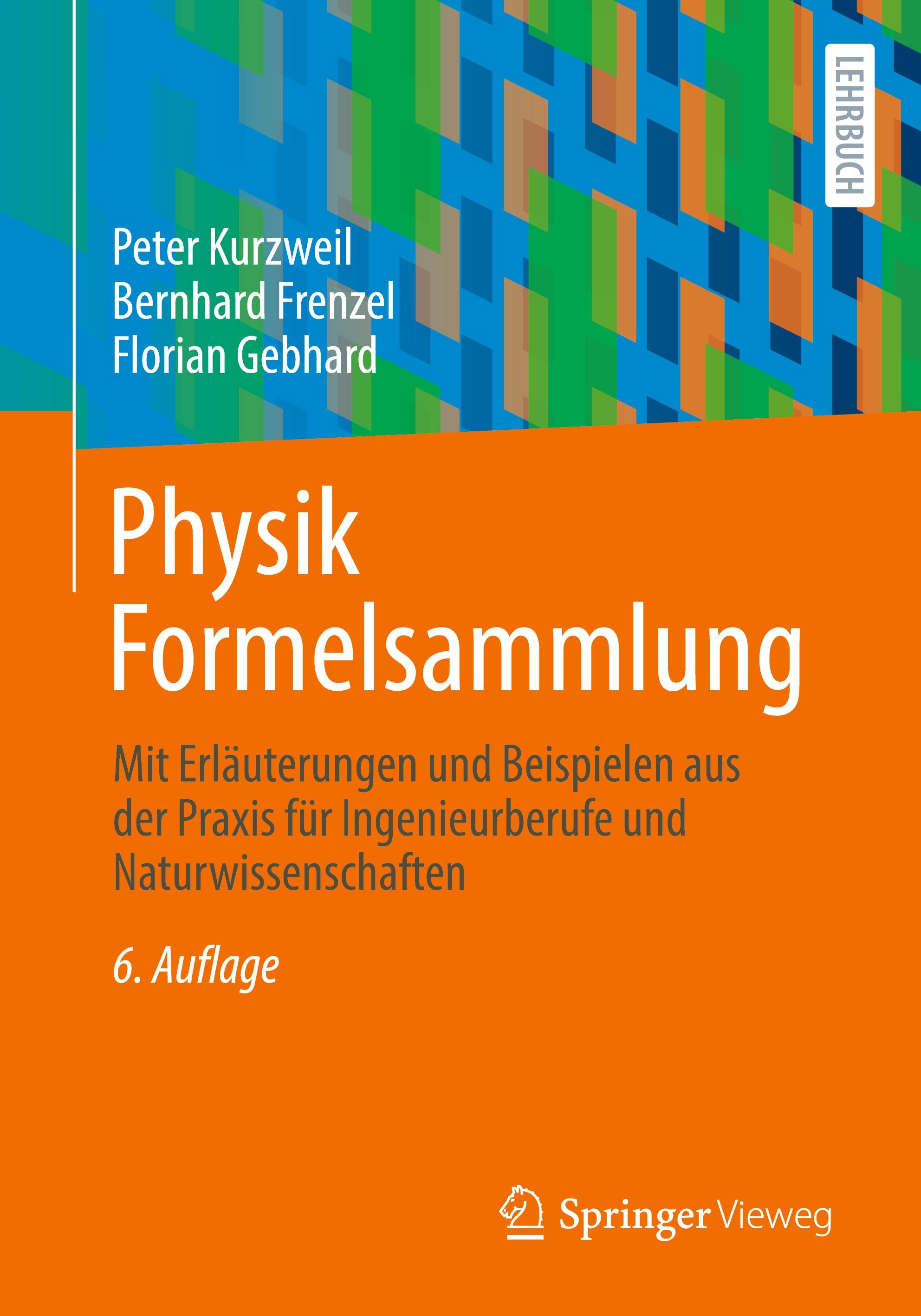 Vorderes Coverbild Physik Formelsammlung