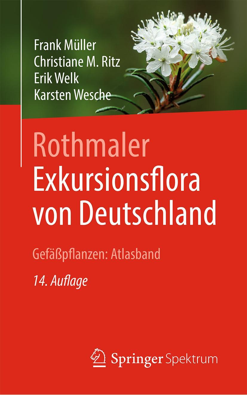 Vorderes Coverbild Rothmaler - Exkursionsflora von Deutschland, Gefäßpflanzen: Atlasband