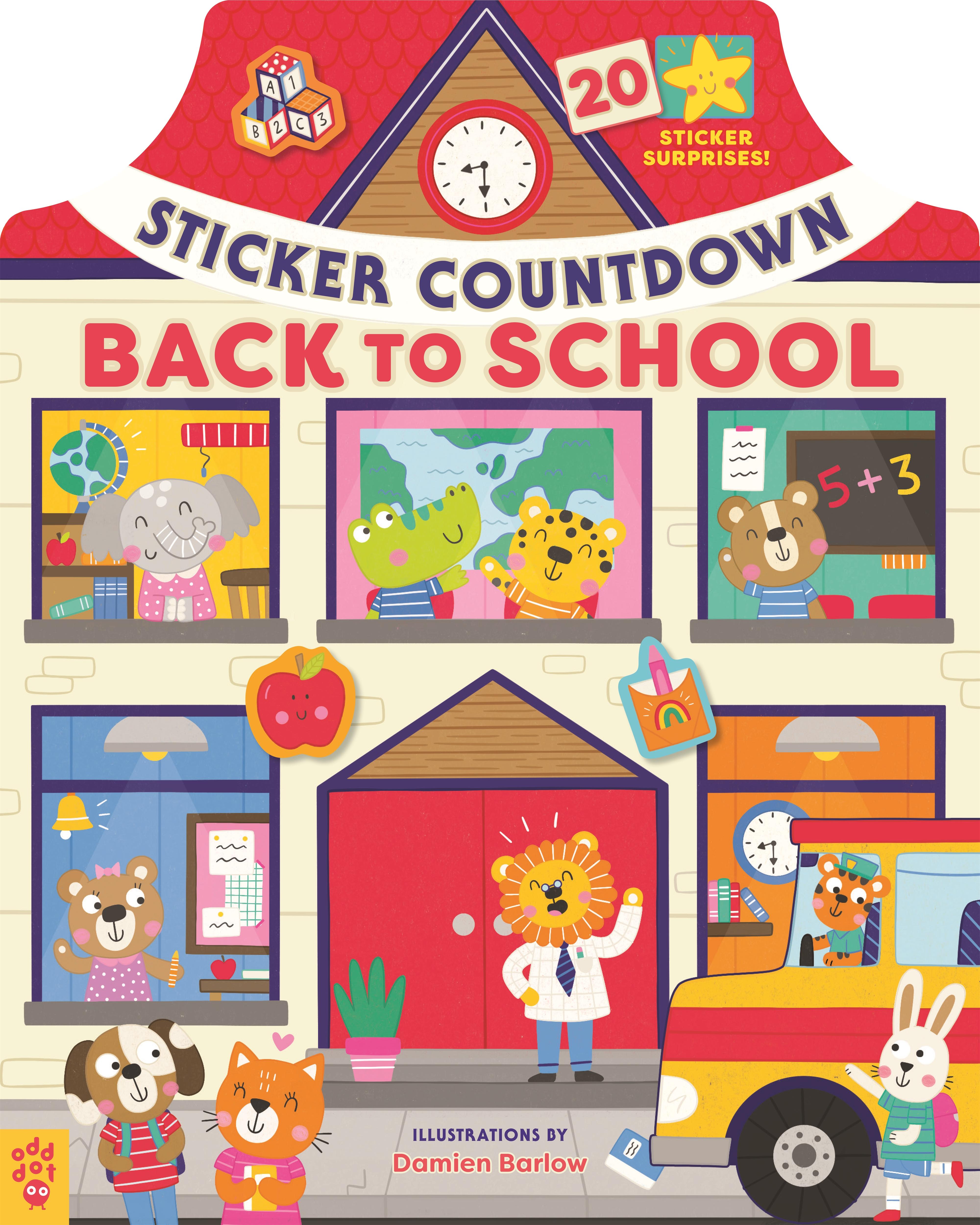 Vorderes Coverbild Sticker Countdown: Back to School