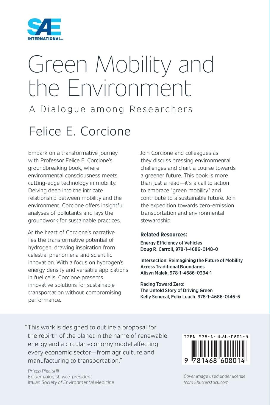 Rückseitencover Green Mobility and the Environment