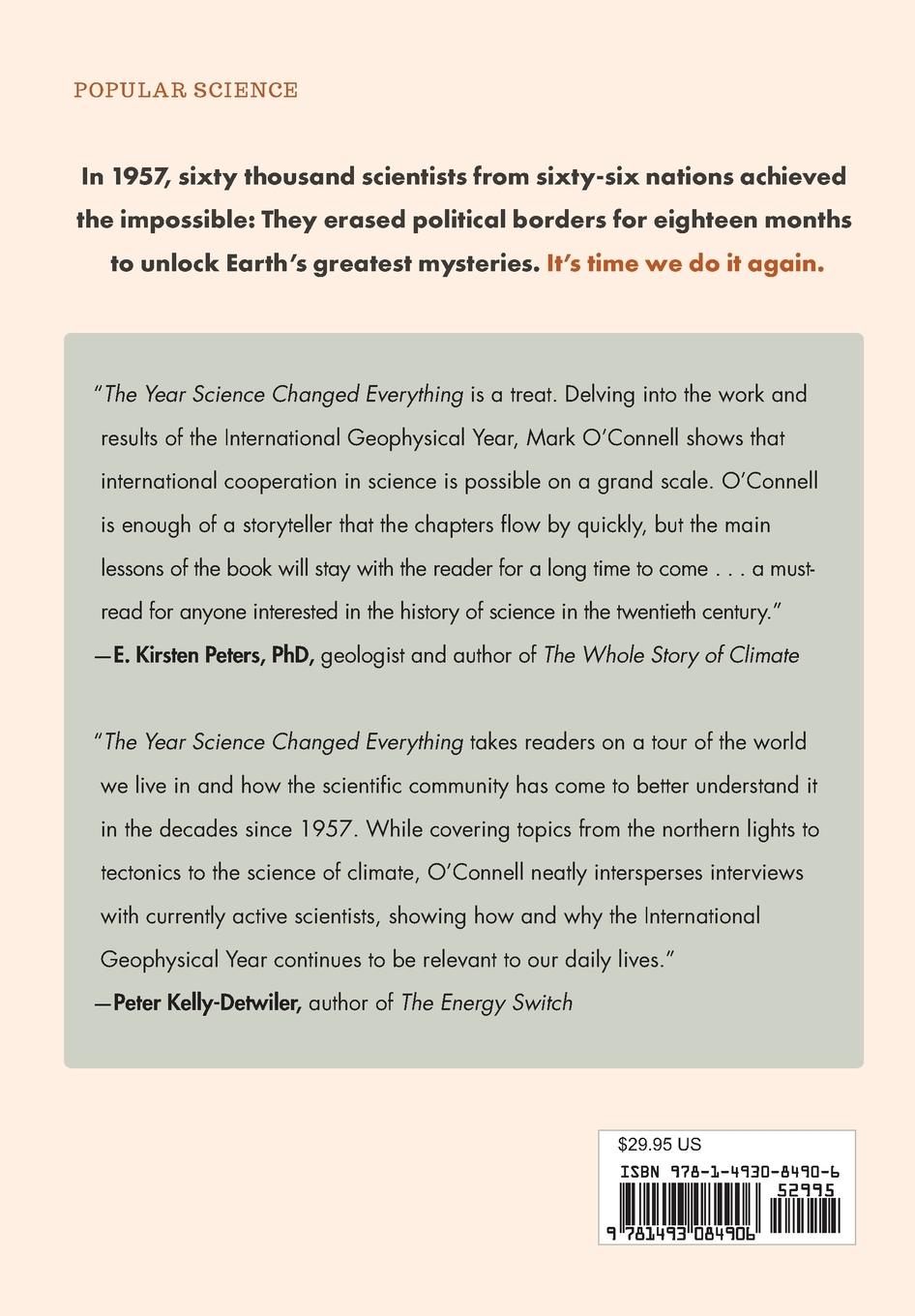 Rückseitencover Year Science Changed Everything