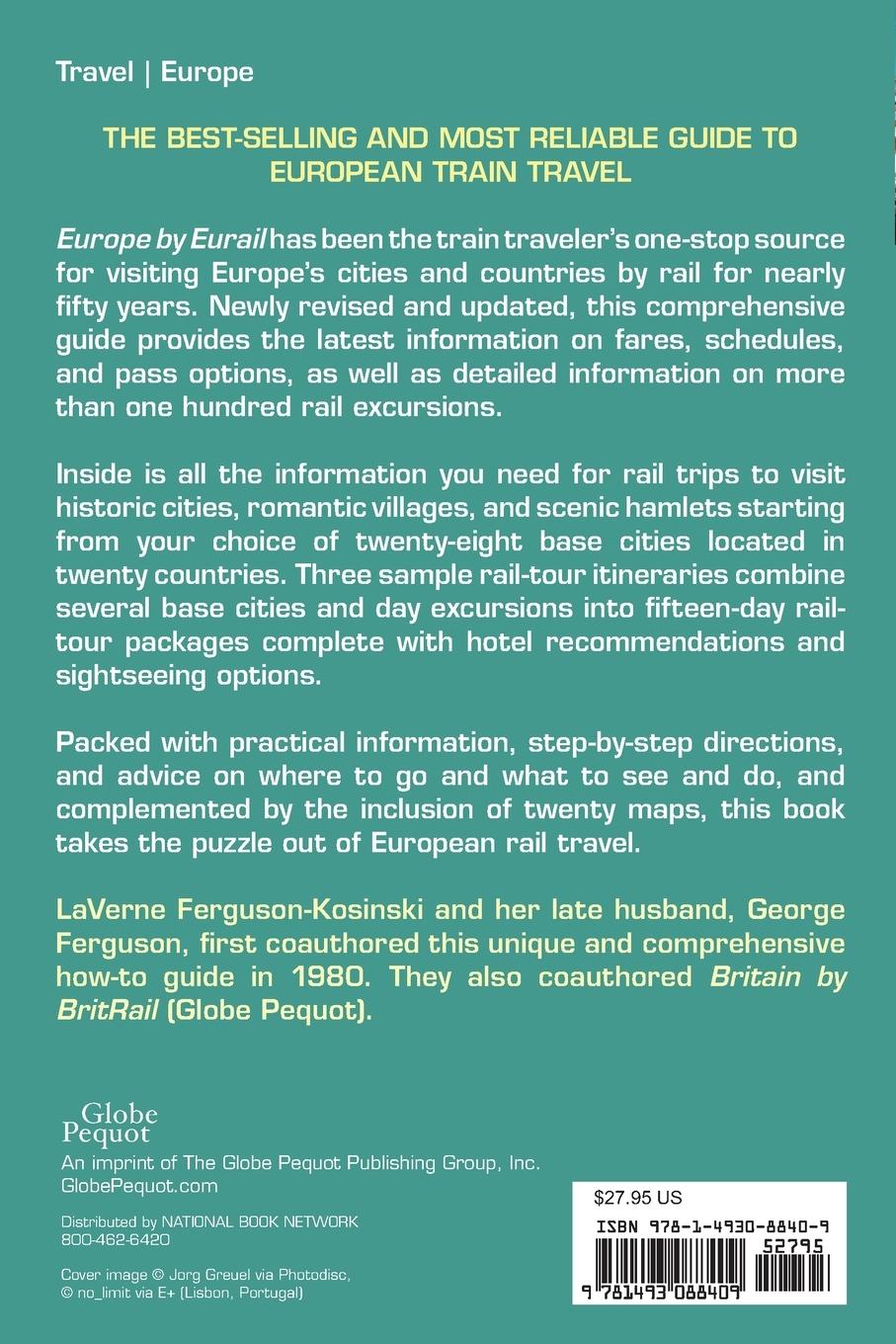 Rückseitencover Europe by Eurail 2025