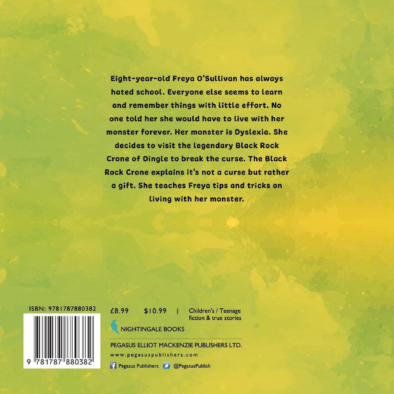 Rückseitencover My Monster dyslexia and the Black Rock Crone of Dingle