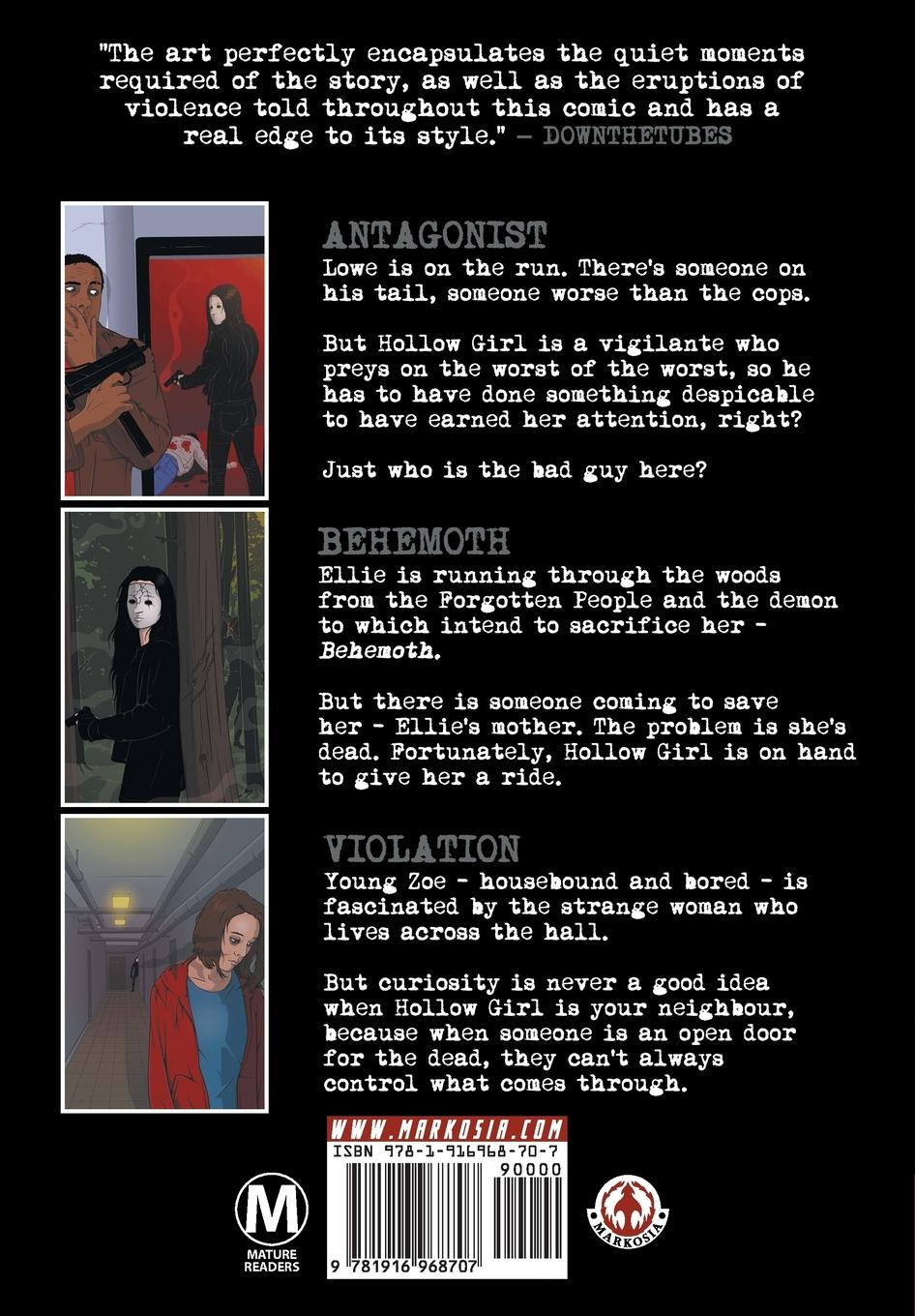 Rückseitencover Hollow Girl Collected Edition Volume 3 - The Harrowing
