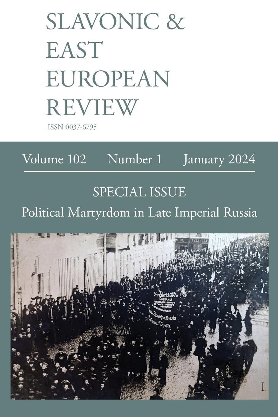 Vorderes Coverbild Slavonic & East European Review (102.1) 2024