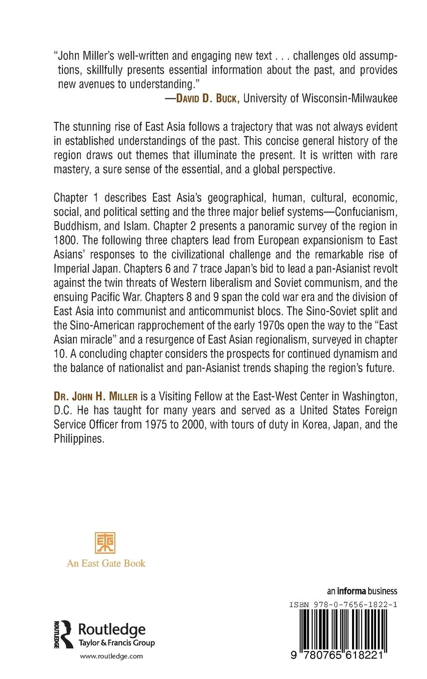 Rückseitencover Modern East Asia