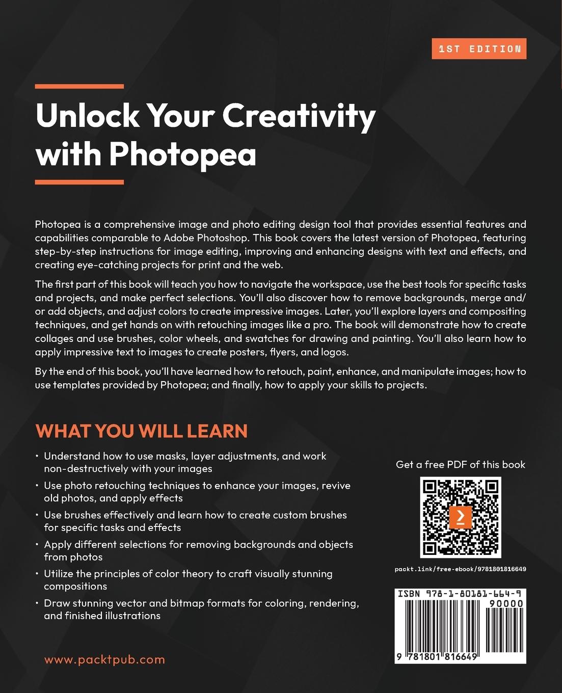 Rückseitencover Unlock Your Creativity with Photopea