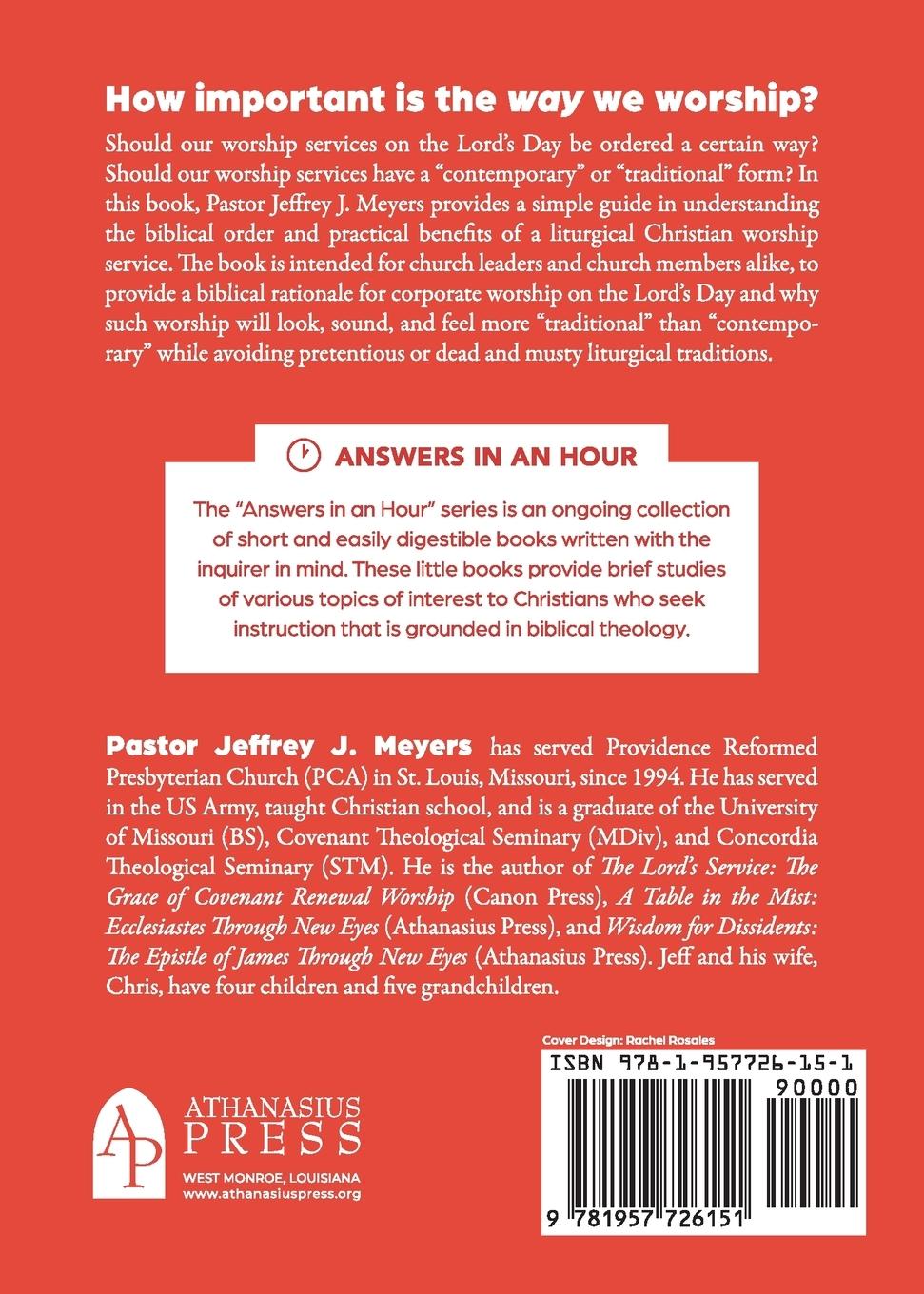 Rückseitencover Why Worship is Liturgical