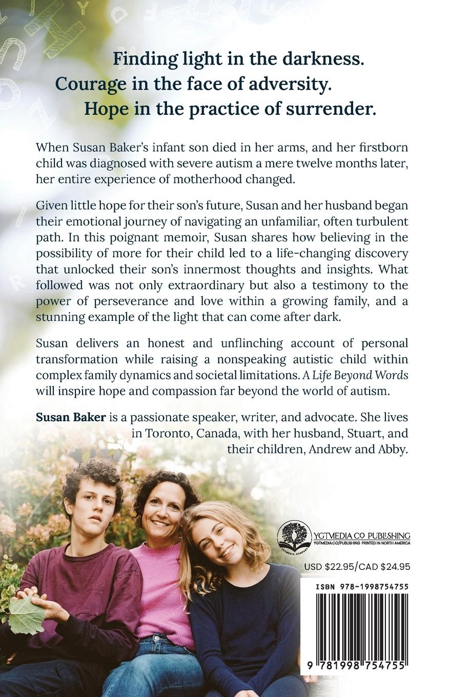 Rückseitencover A Life Beyond Words