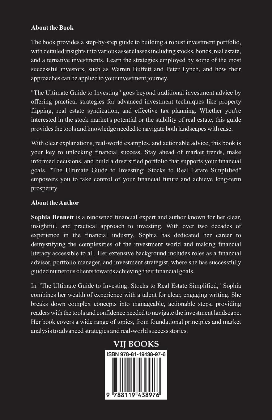 Rückseitencover The Ultimate Guide to Investing