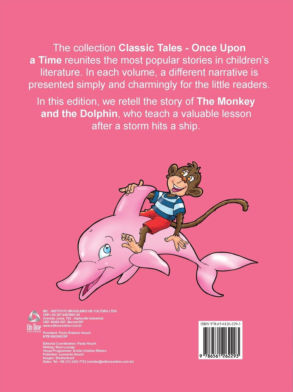 Rückseitencover Classic Tales Once Upon a Time The Monkey and The Dolphin