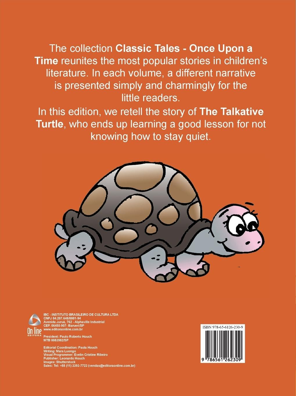 Rückseitencover Classic Tales Once Upon a Time The Talkative Turtle