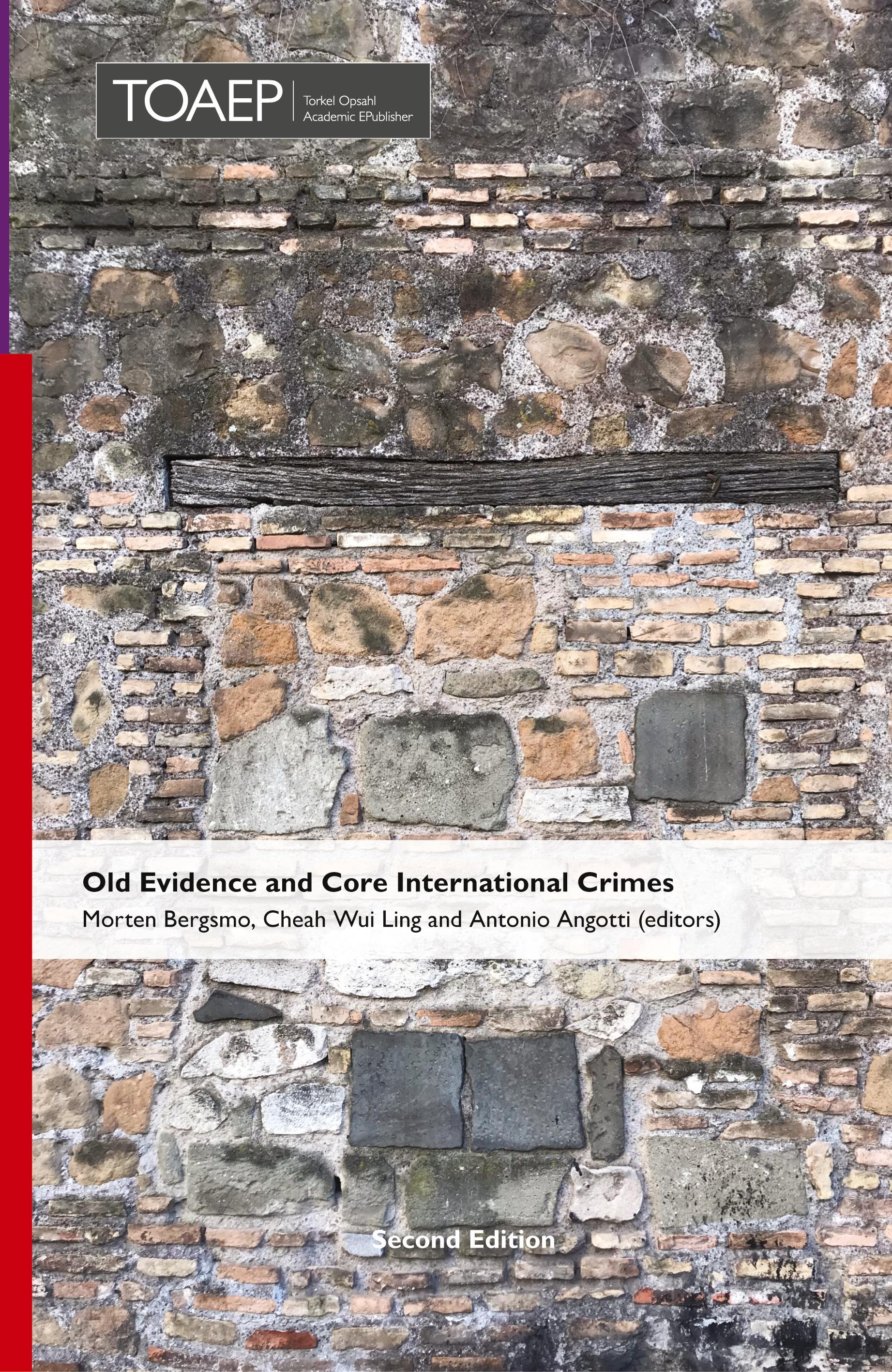 Vorderes Coverbild Old Evidence and Core International Crimes