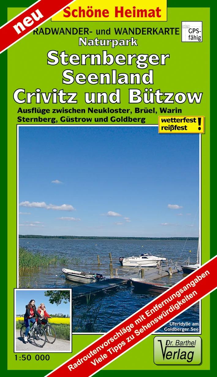 Vorderes Coverbild Radwander- und Wanderkarte Naturpark Sternberger Seenland, Crivitz, Bützow und Umgebung