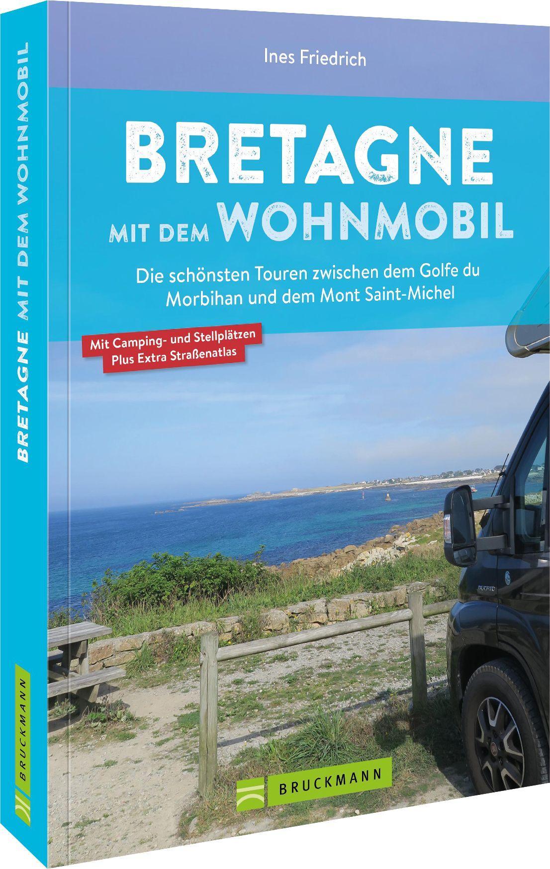 Vorderes Coverbild Bretagne mit dem Wohnmobil