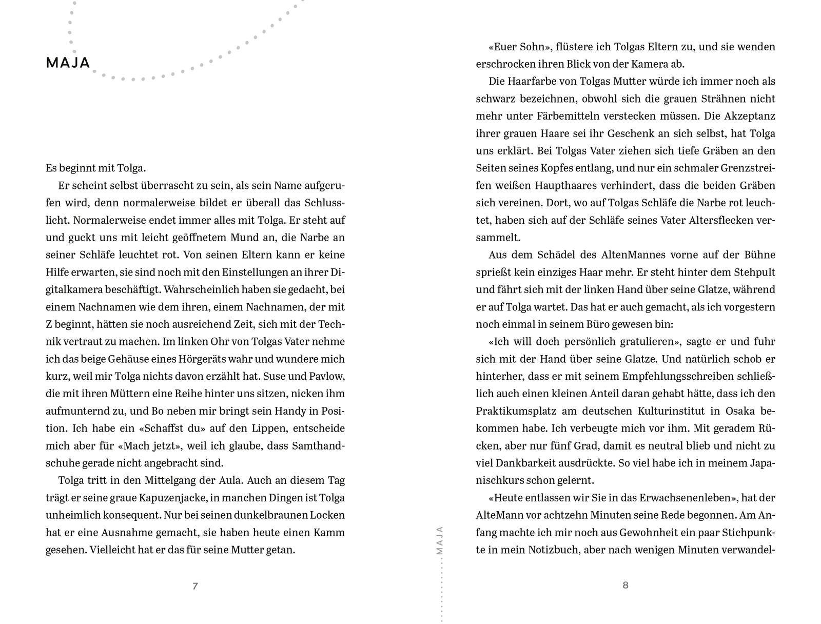 Beispielinhalt (Bild) Die Nacht so groß wie wir