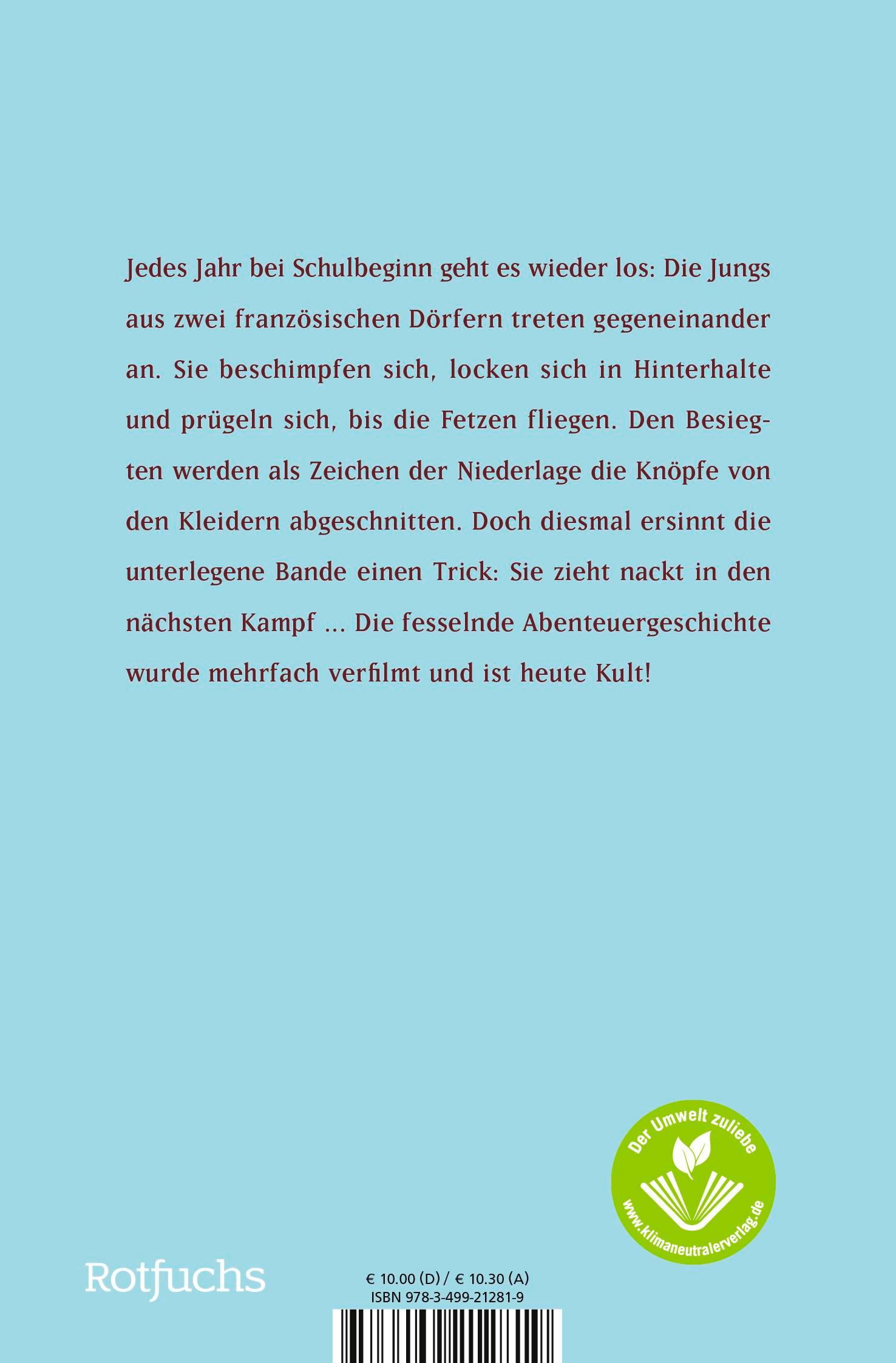 Rückseitencover Der Krieg der Knöpfe