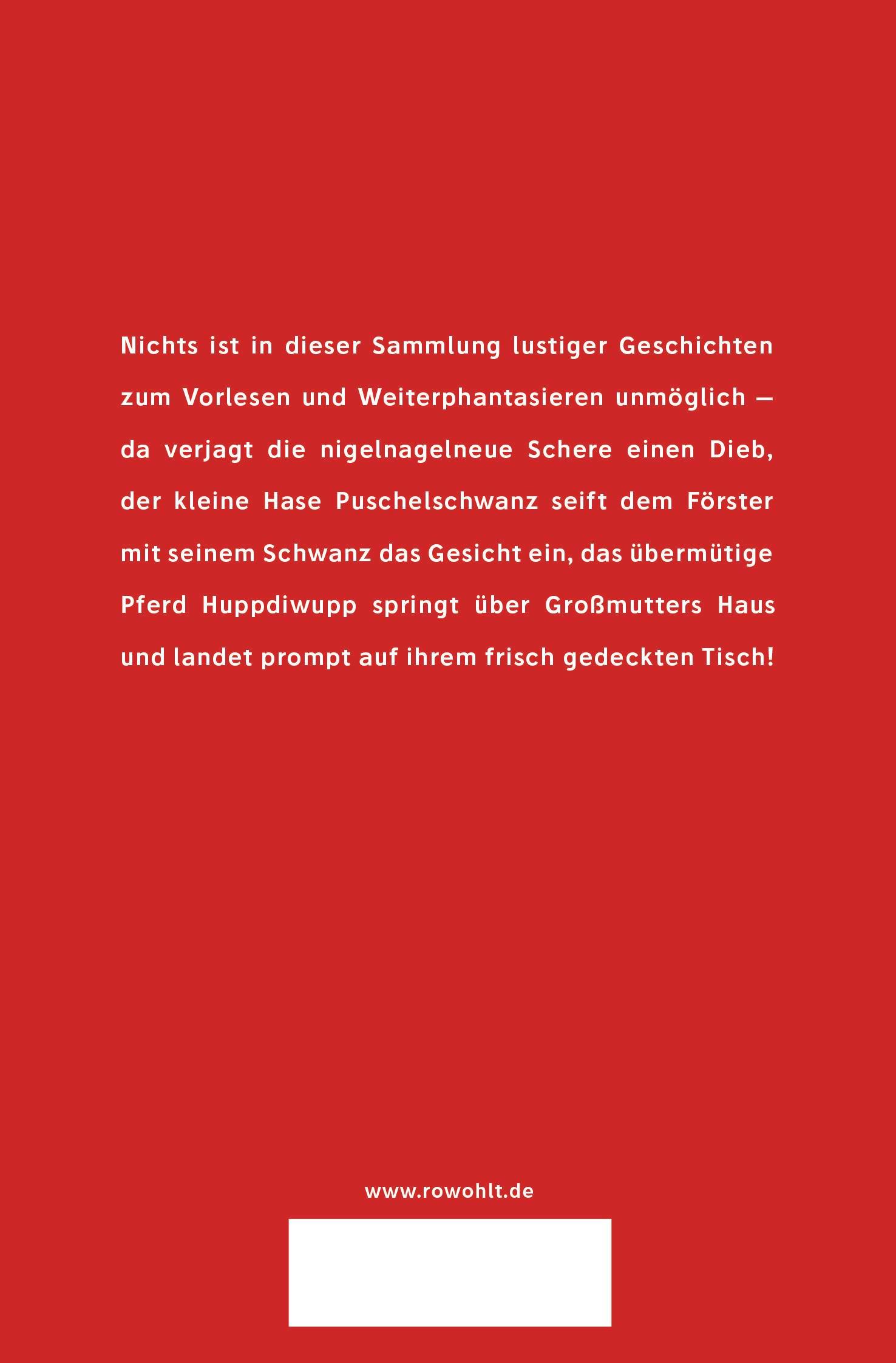 Rückseitencover Das Pferd Huppdiwupp und andere lustige Geschichten