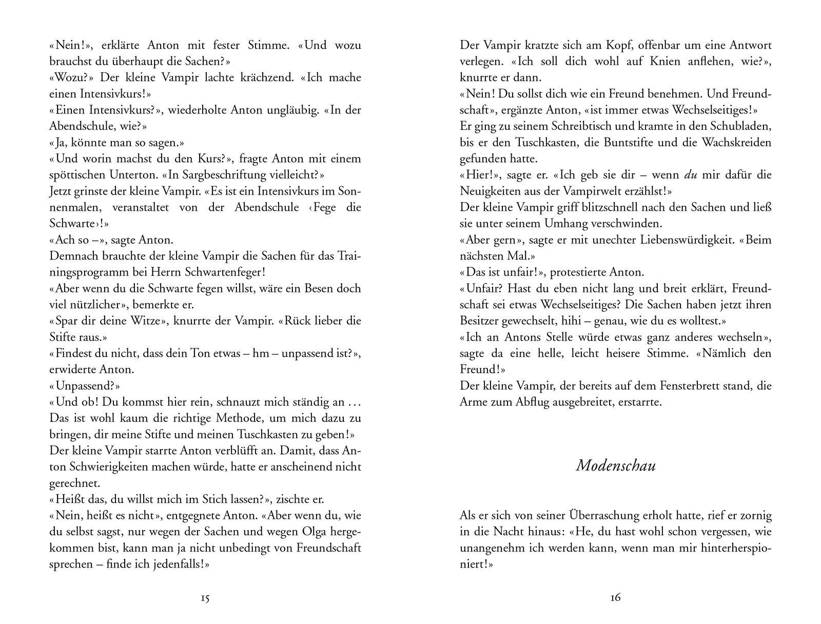 Beispielinhalt (Bild) Der kleine Vampir und der rätselhafte Sarg