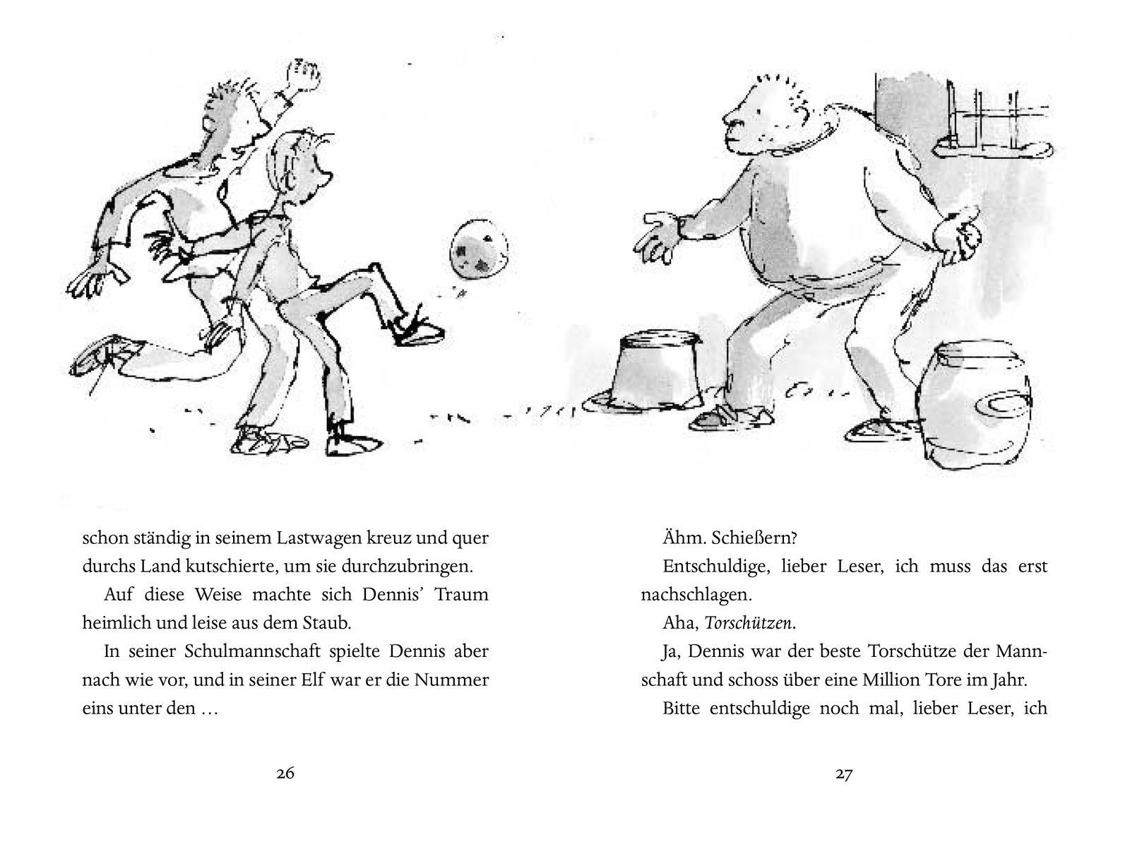 Beispielinhalt (Bild) Kicker im Kleid