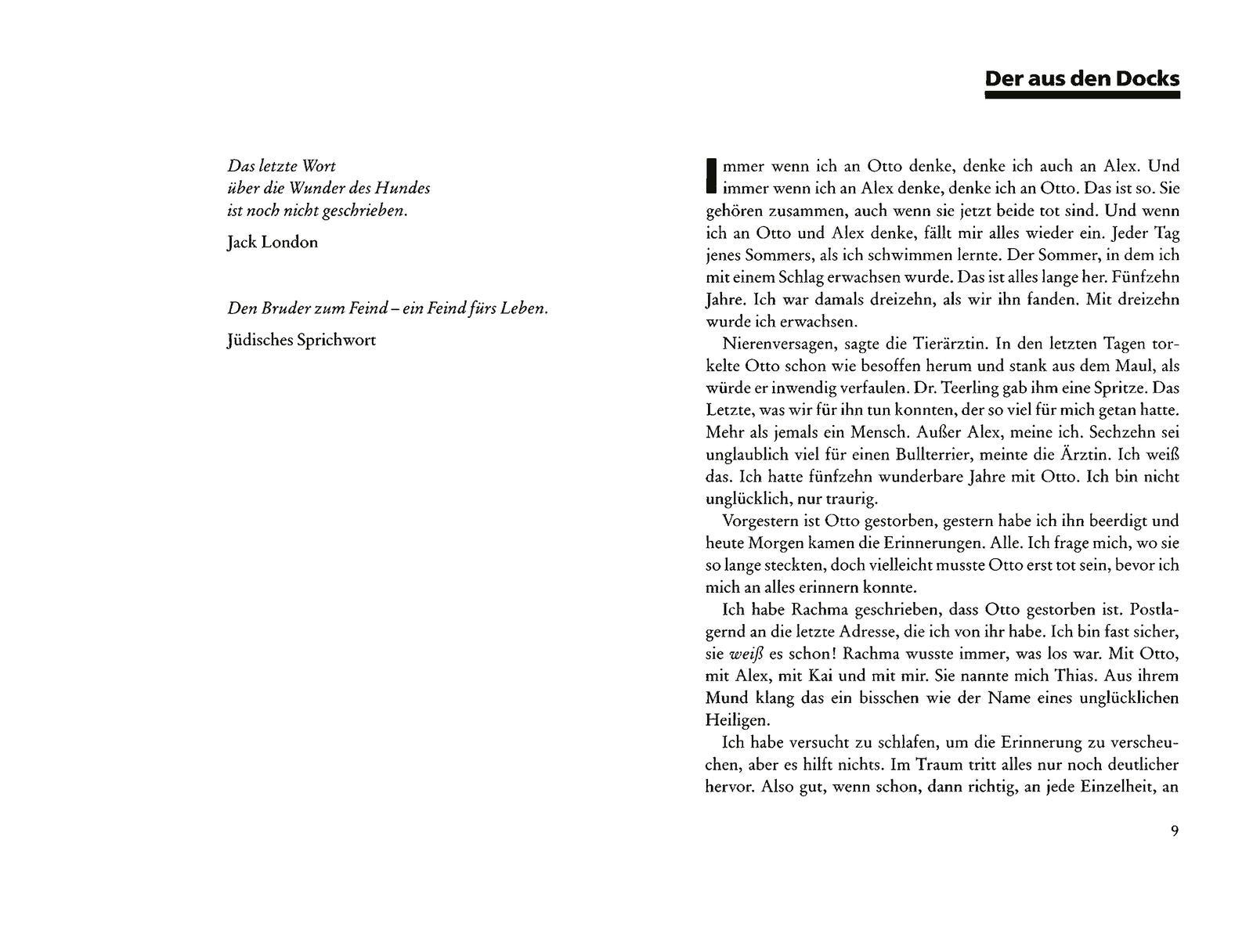 Beispielinhalt (Bild) Der aus den Docks