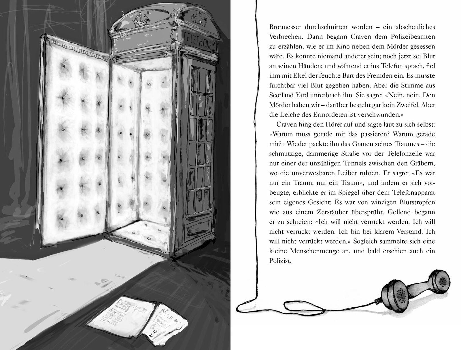 Beispielinhalt (Bild) Schaurigschöne Spukgeschichten für schwarze Nächte