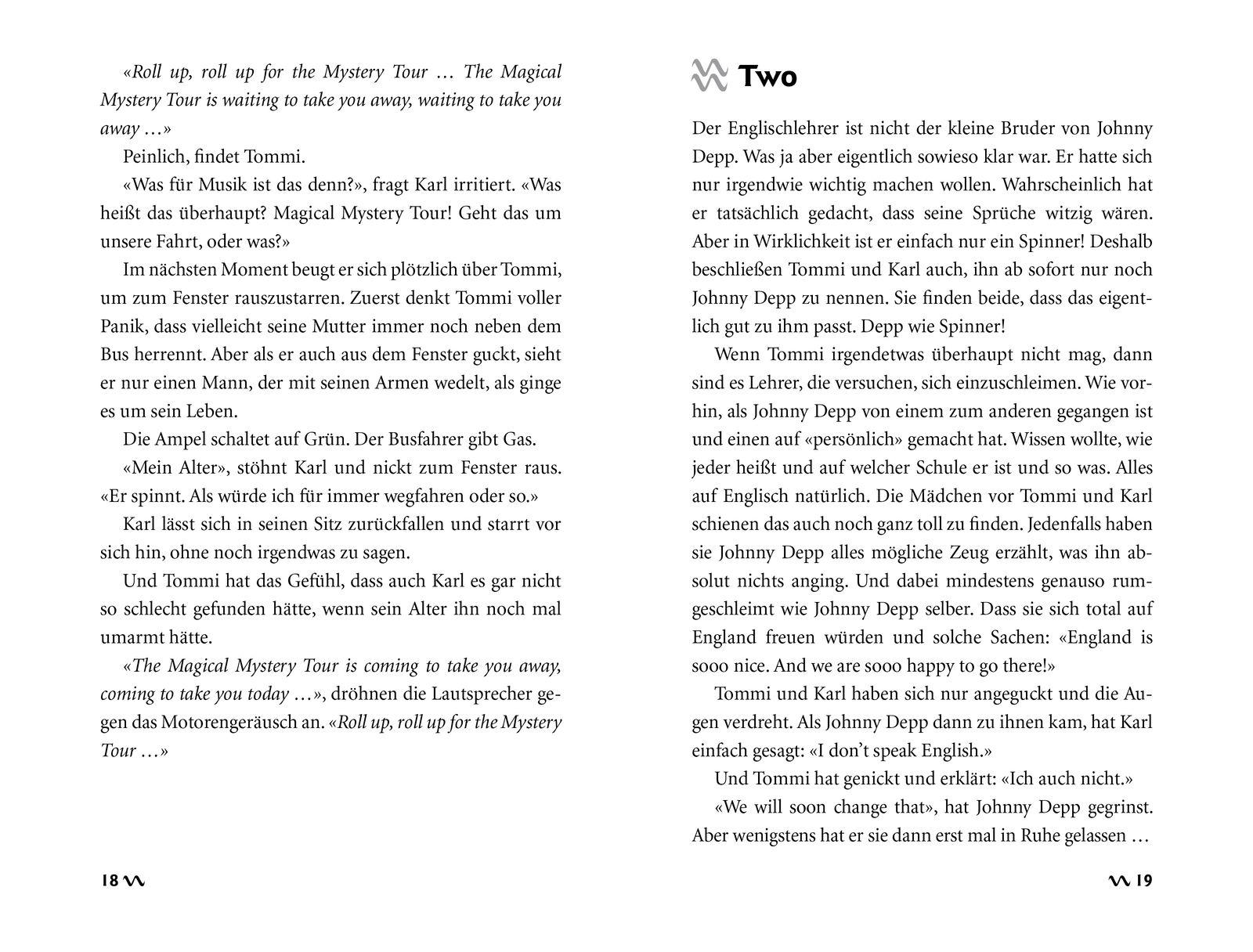 Beispielinhalt (Bild) Vorsicht - strong currents!