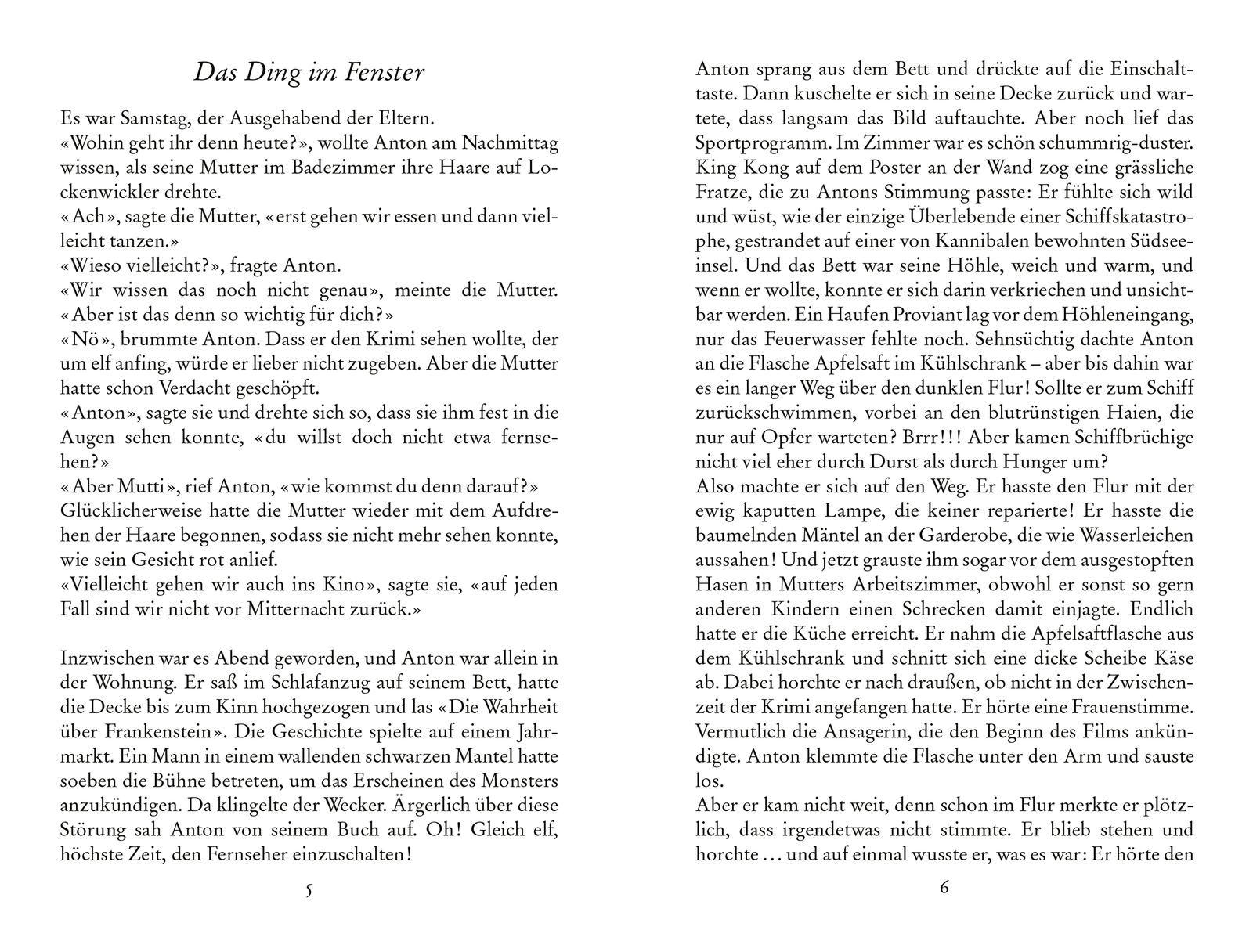 Beispielinhalt (Bild) Der kleine Vampir