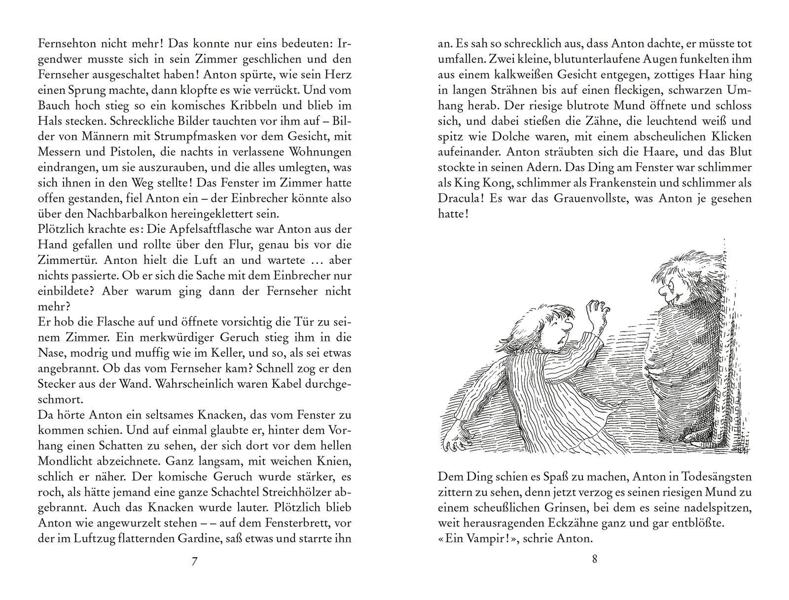 Beispielinhalt (Bild) Der kleine Vampir