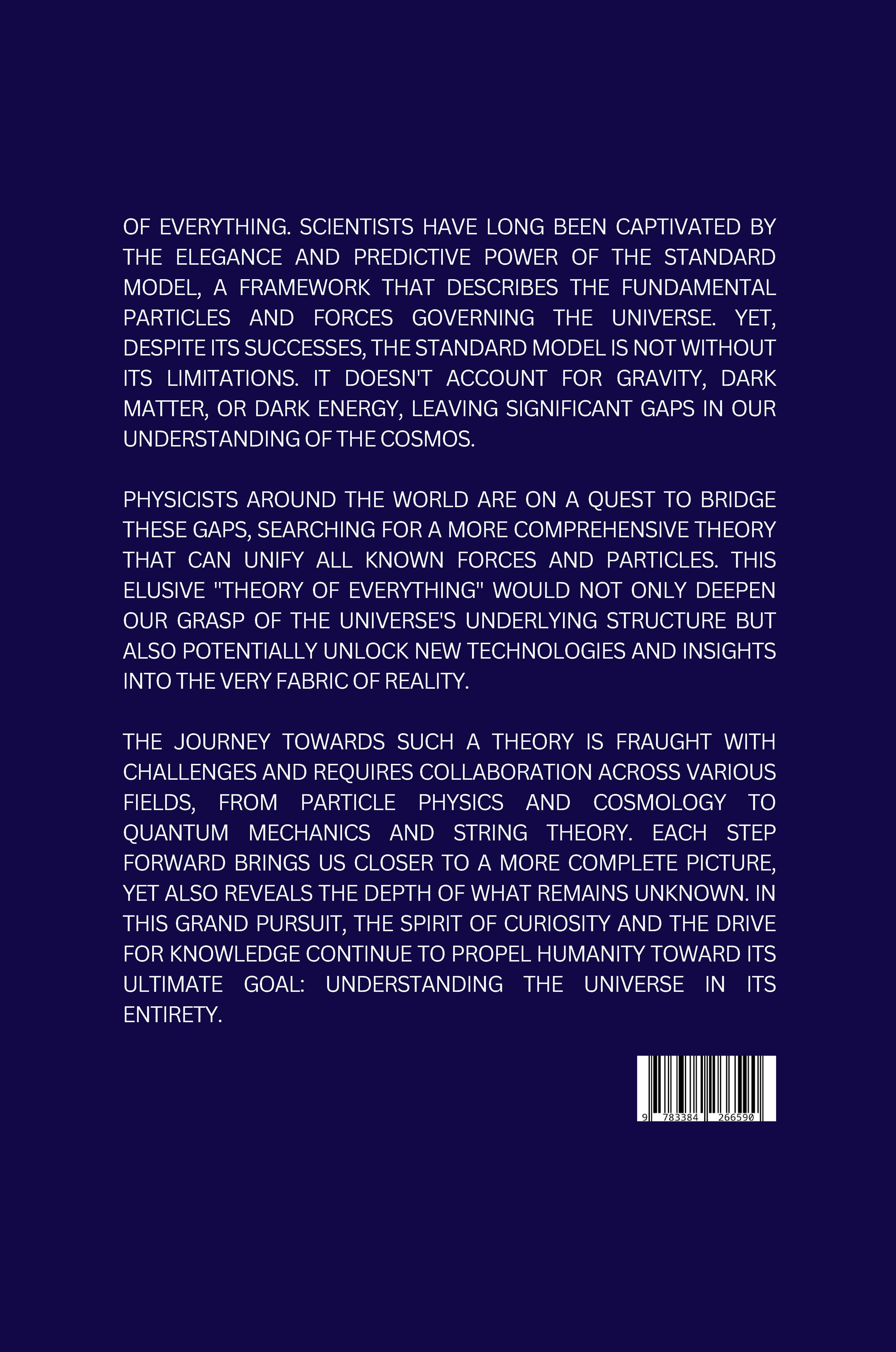 Rückseitencover Unfinished Symphony: The Standard Model and the Quest for a Complete Theory